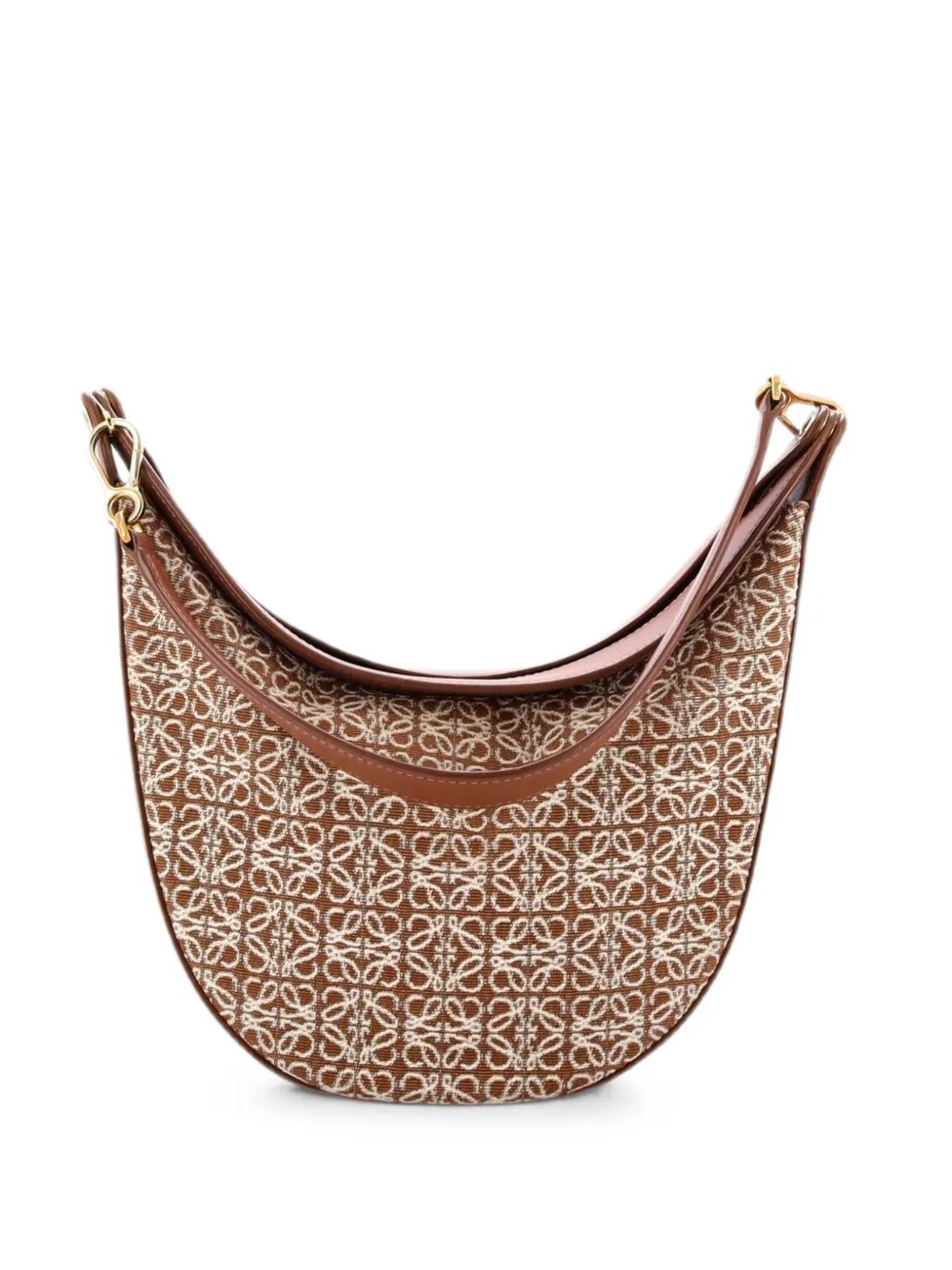 Luna Anagram Jacquard hobo bag