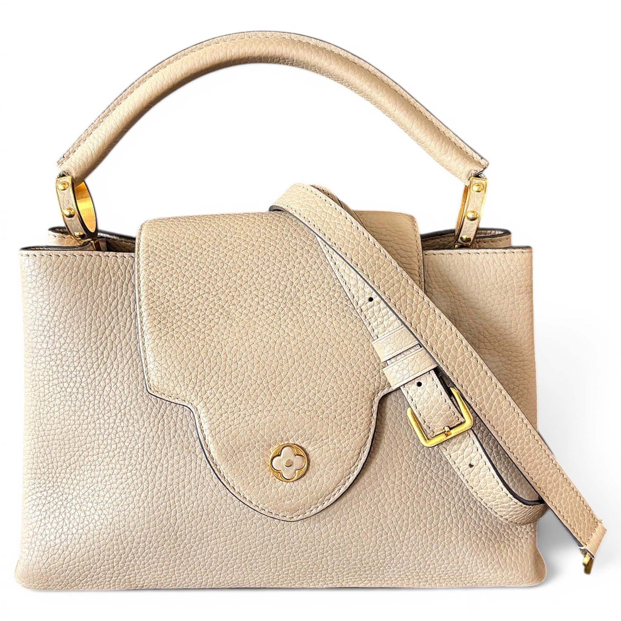 Capucines leather handbag