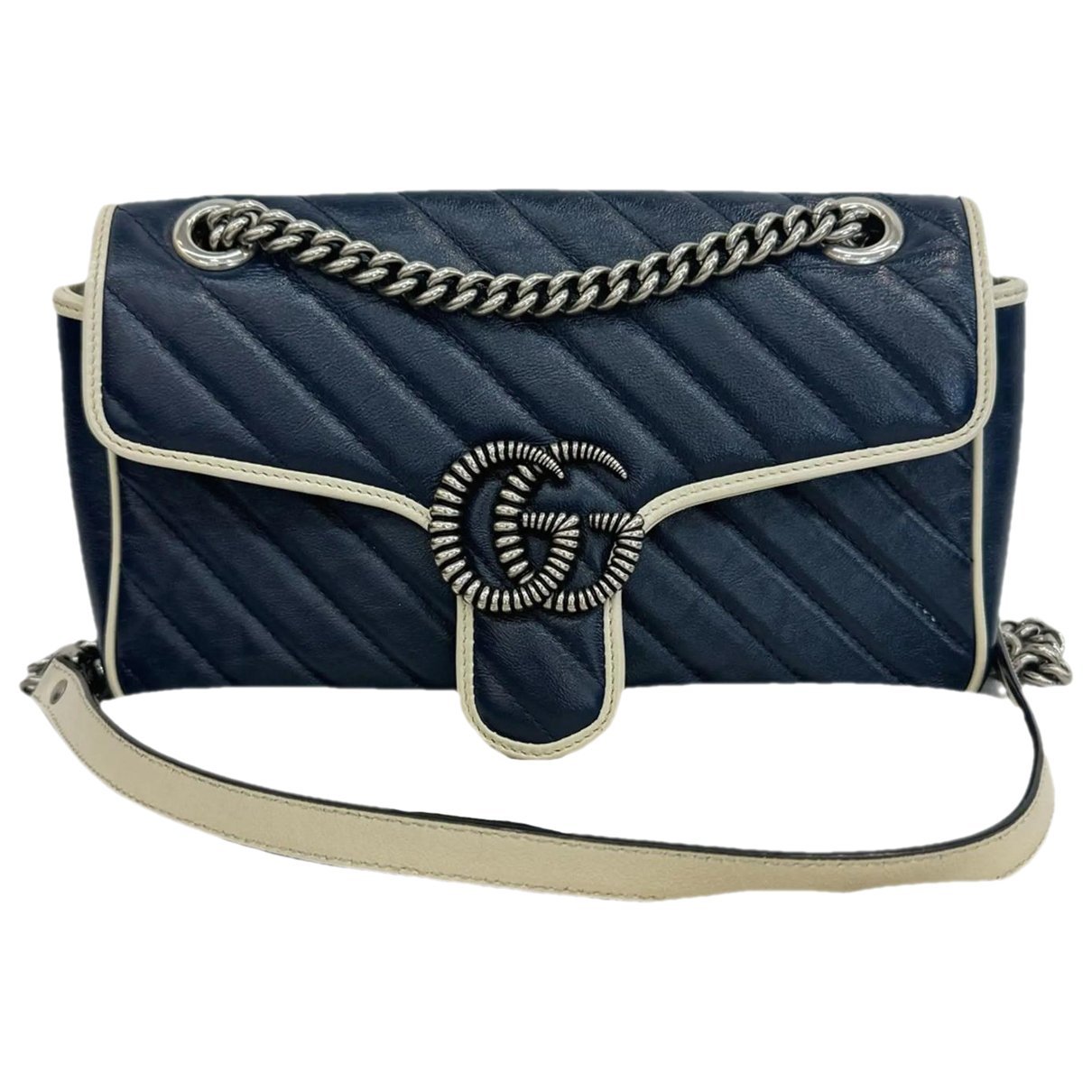GG Marmont Flap leather crossbody bag