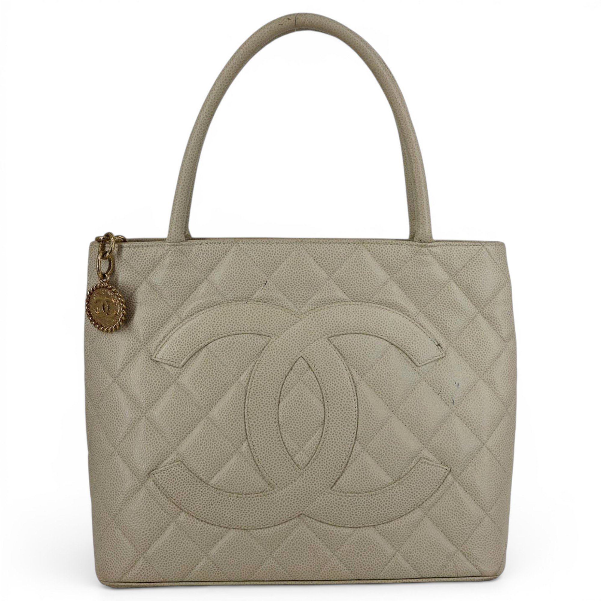 Leather tote