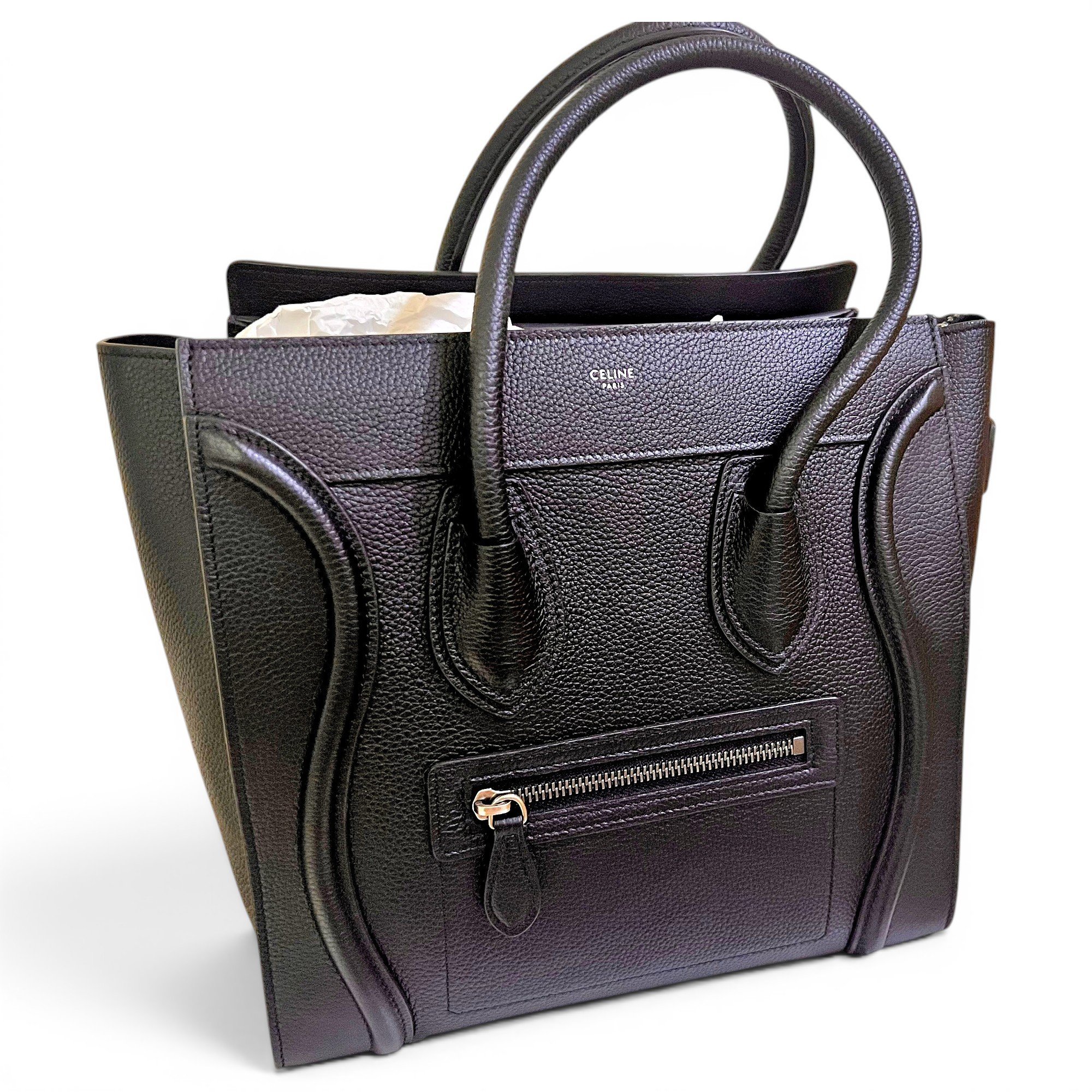 Luggage leather tote
