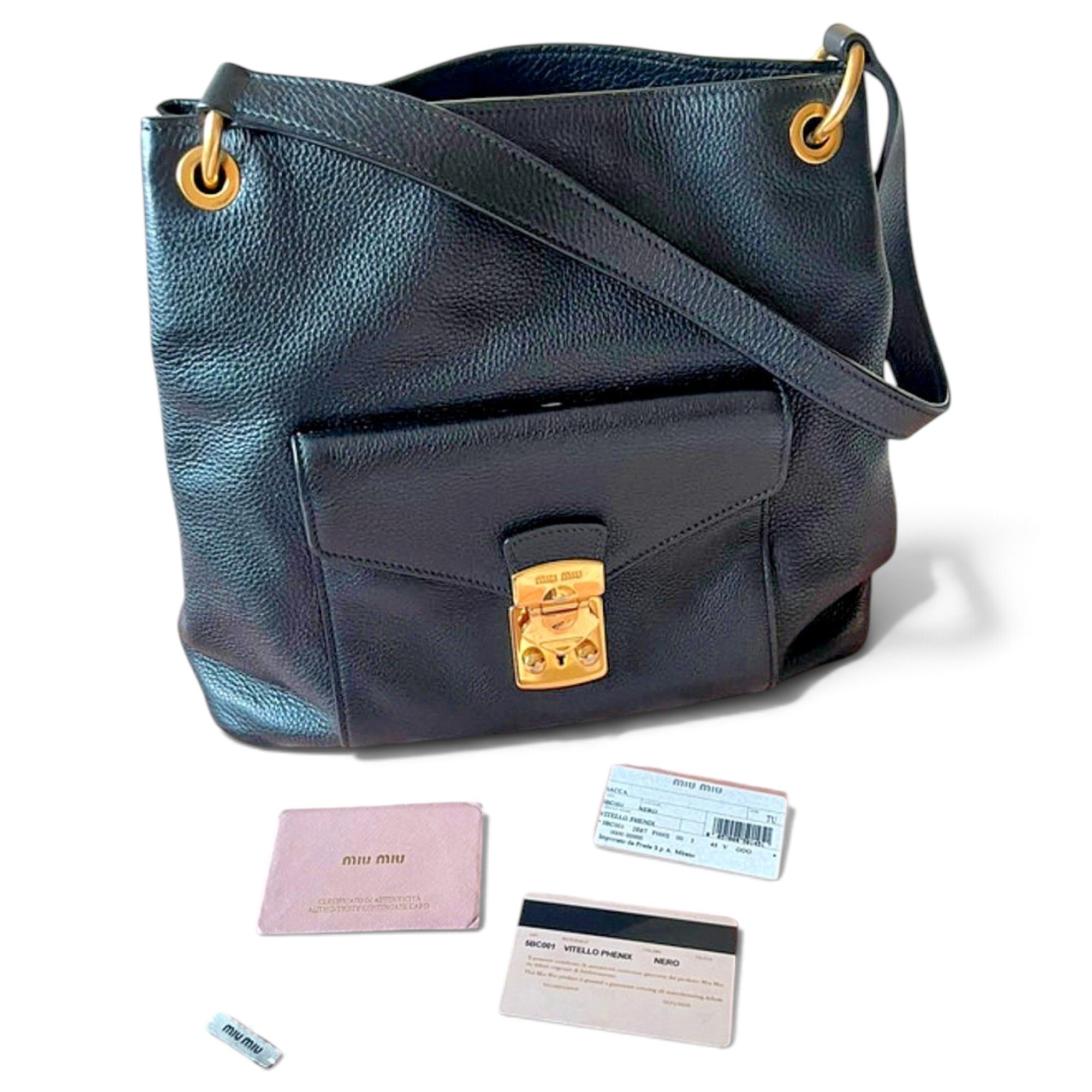 Leather handbag