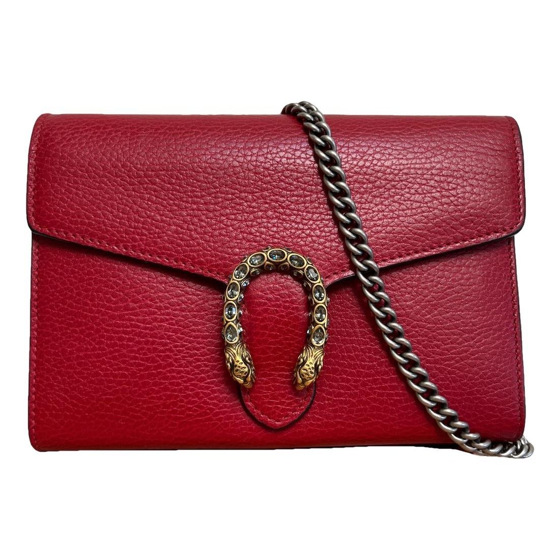 Dionysus Chain Wallet leather crossbody bag