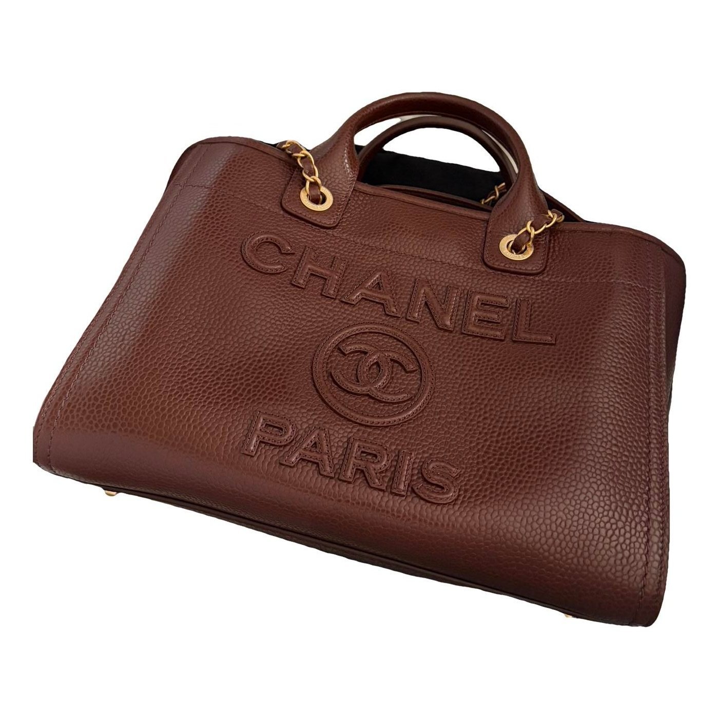 Deauville leather tote