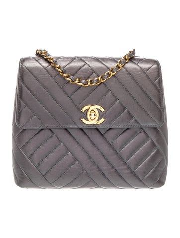 CC Quilted Mini Square Flap Bag