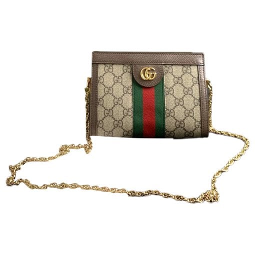Ophidia Chain leather handbag
