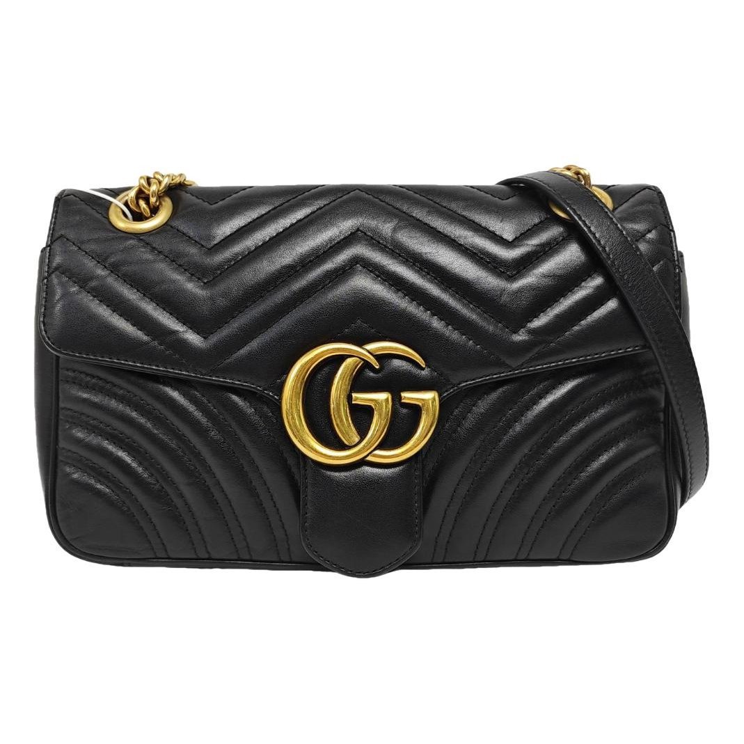 GG Marmont Flap leather handbag