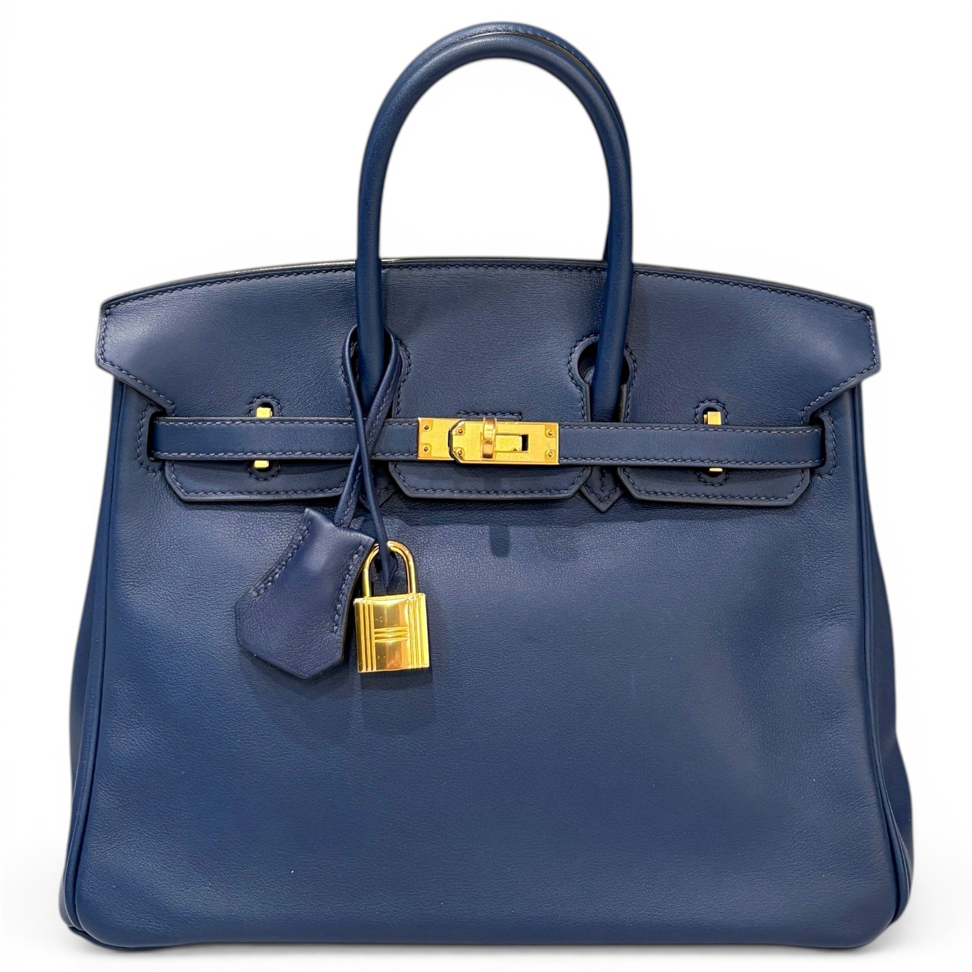 Birkin 25 leather tote