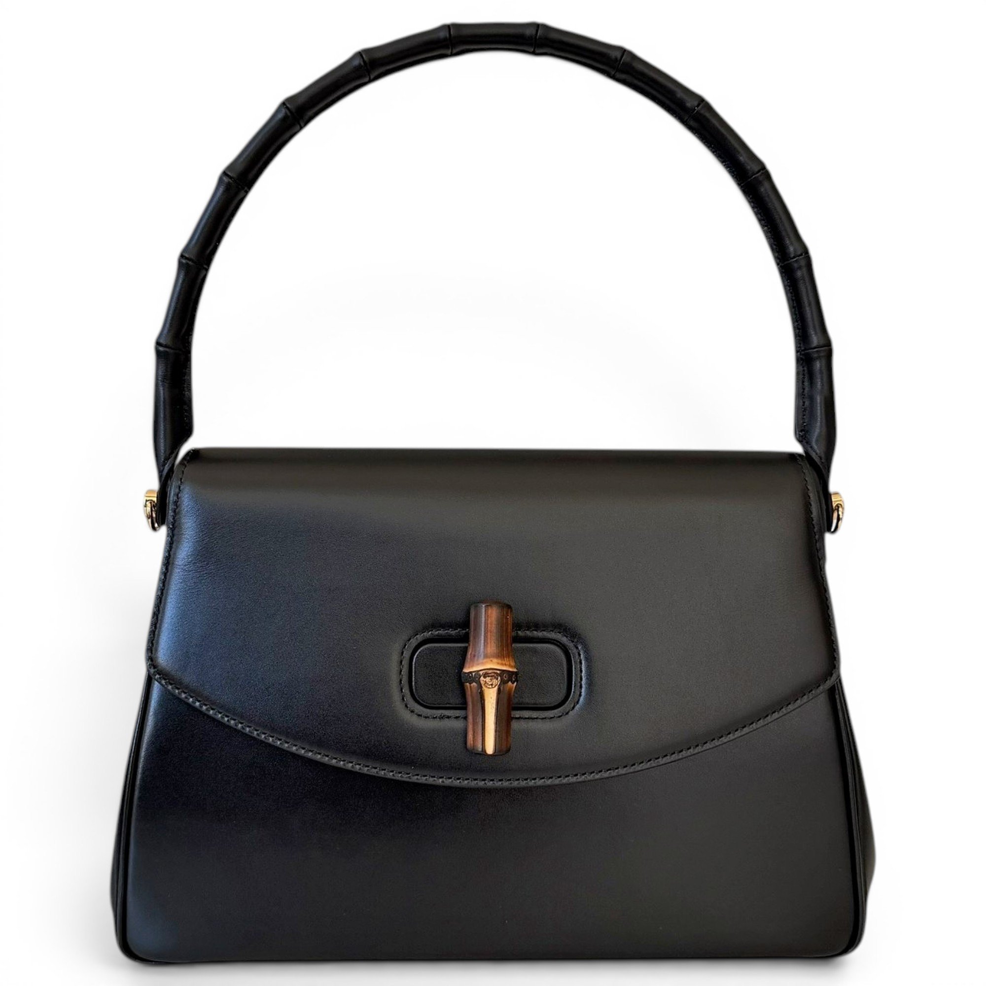 Bamboo leather handbag