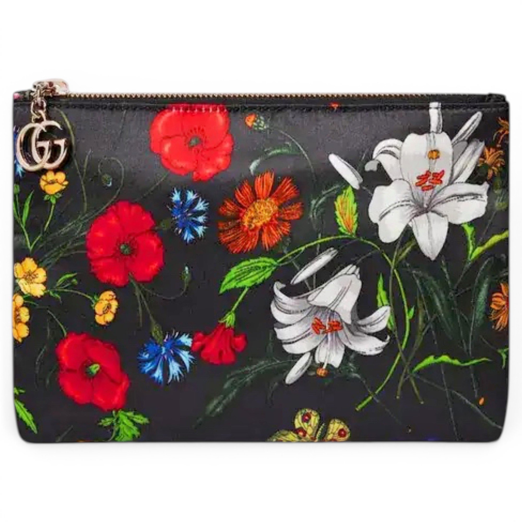 Ophidia cloth clutch bag