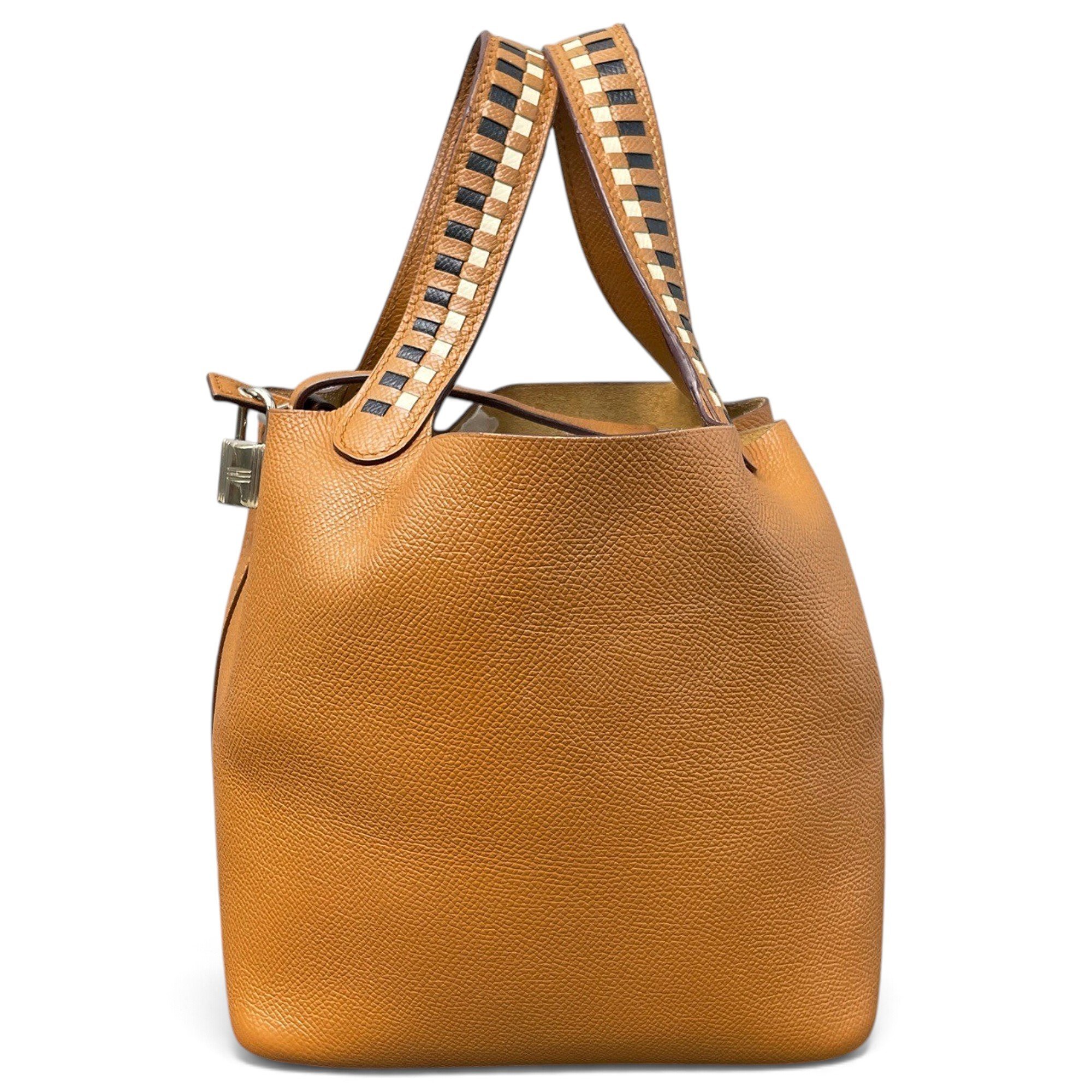 Picotin leather handbag
