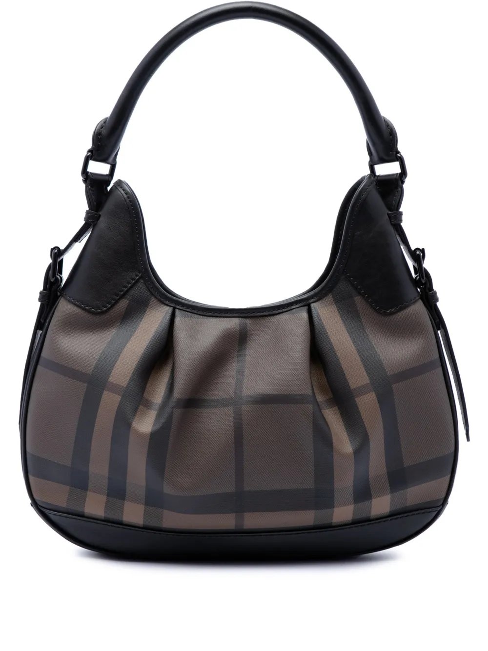 2000-2017 Smoke Check Coated Canvas Brooklyn hobo bag