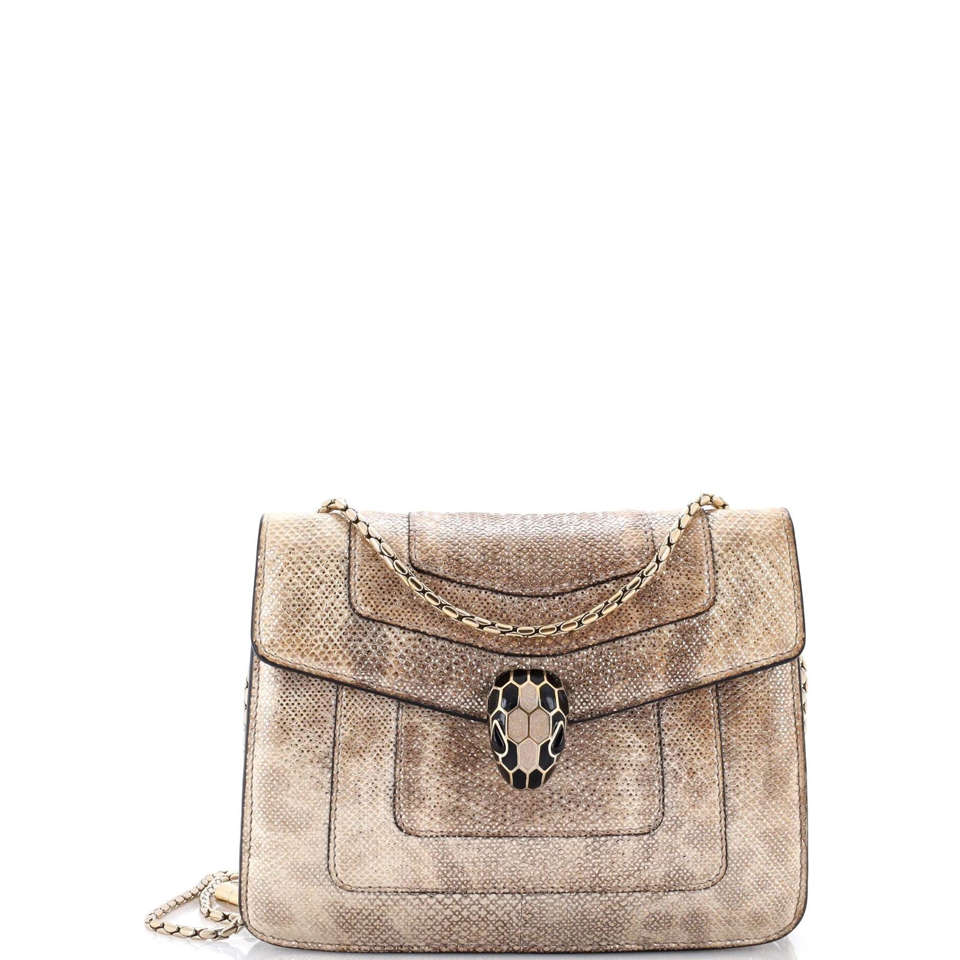 Exotic leathers crossbody bag