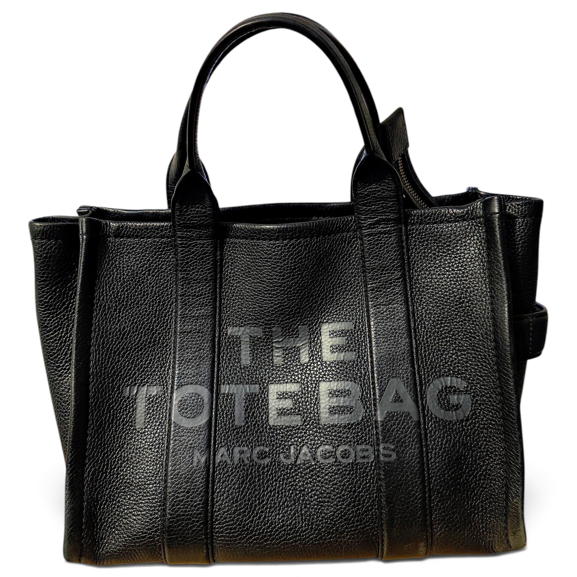 The Tag Tote leather tote