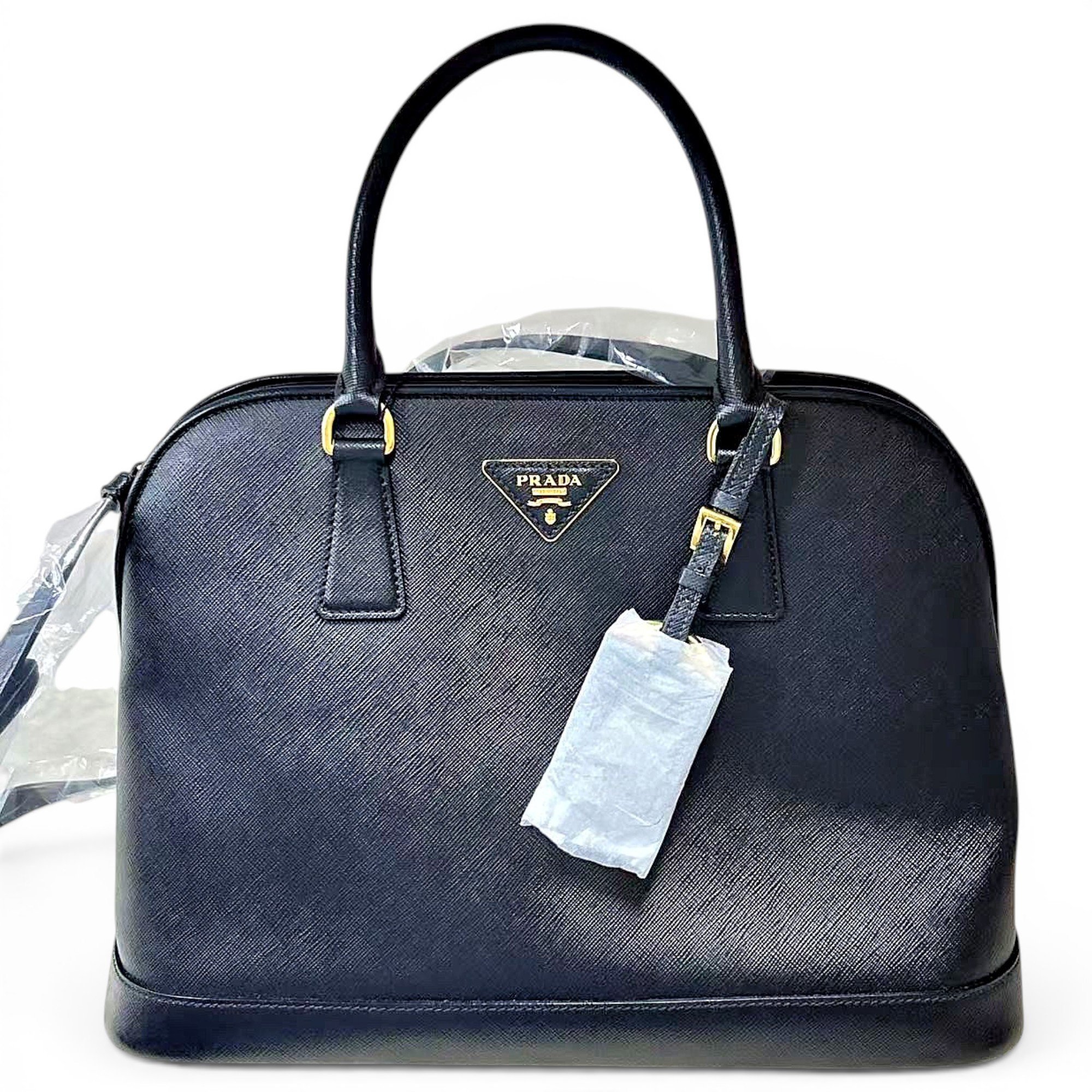 Promenade leather handbag