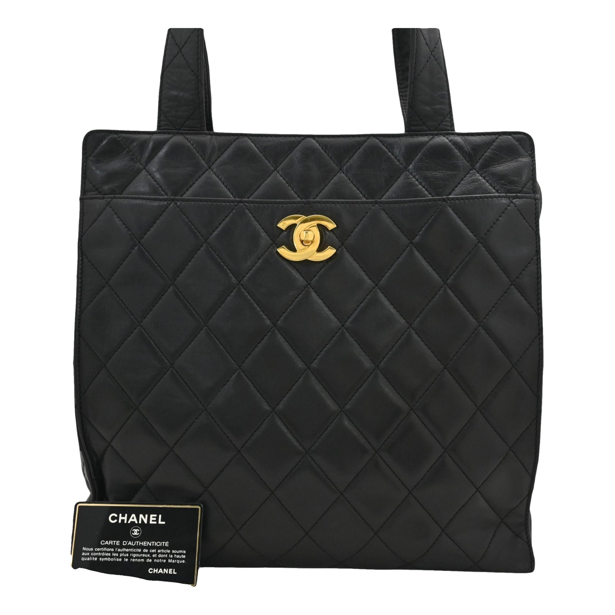 Leather tote