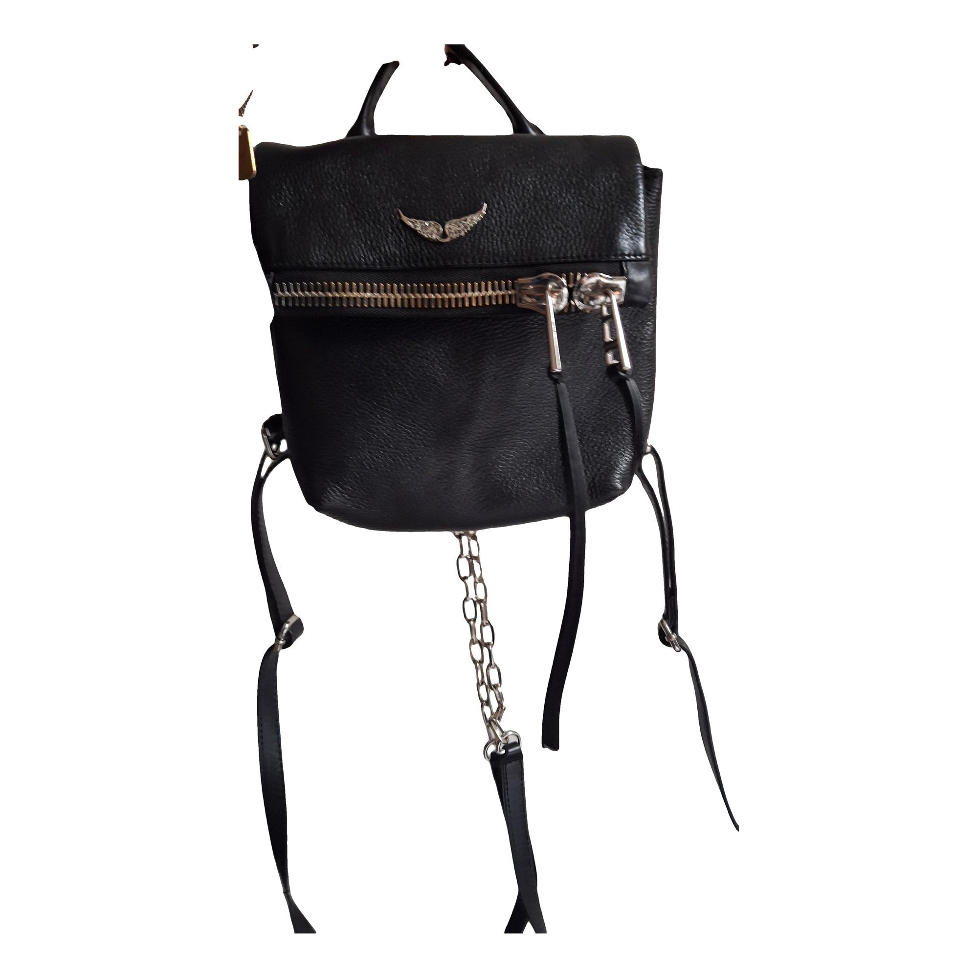 Leather backpack
