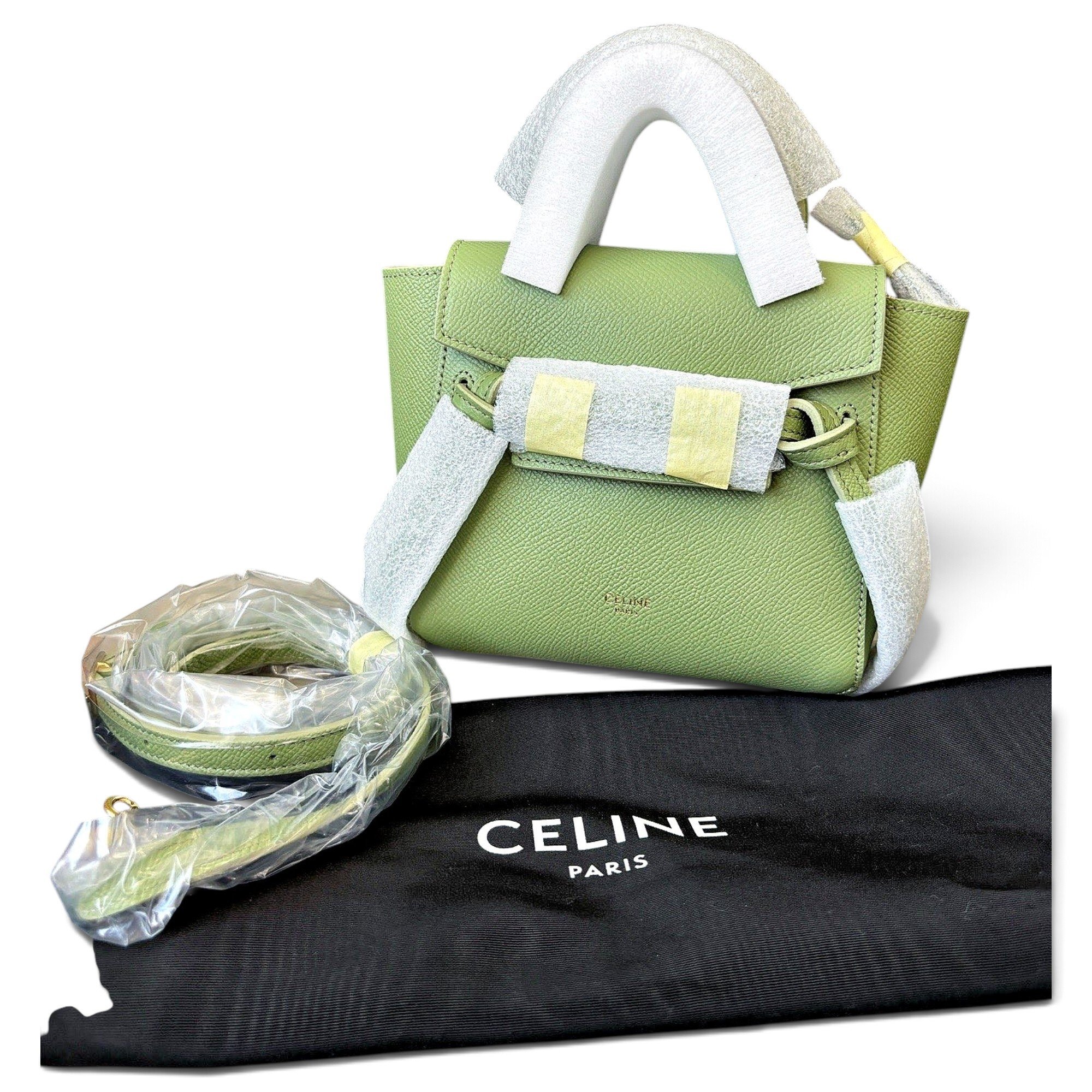 Belt leather handbag