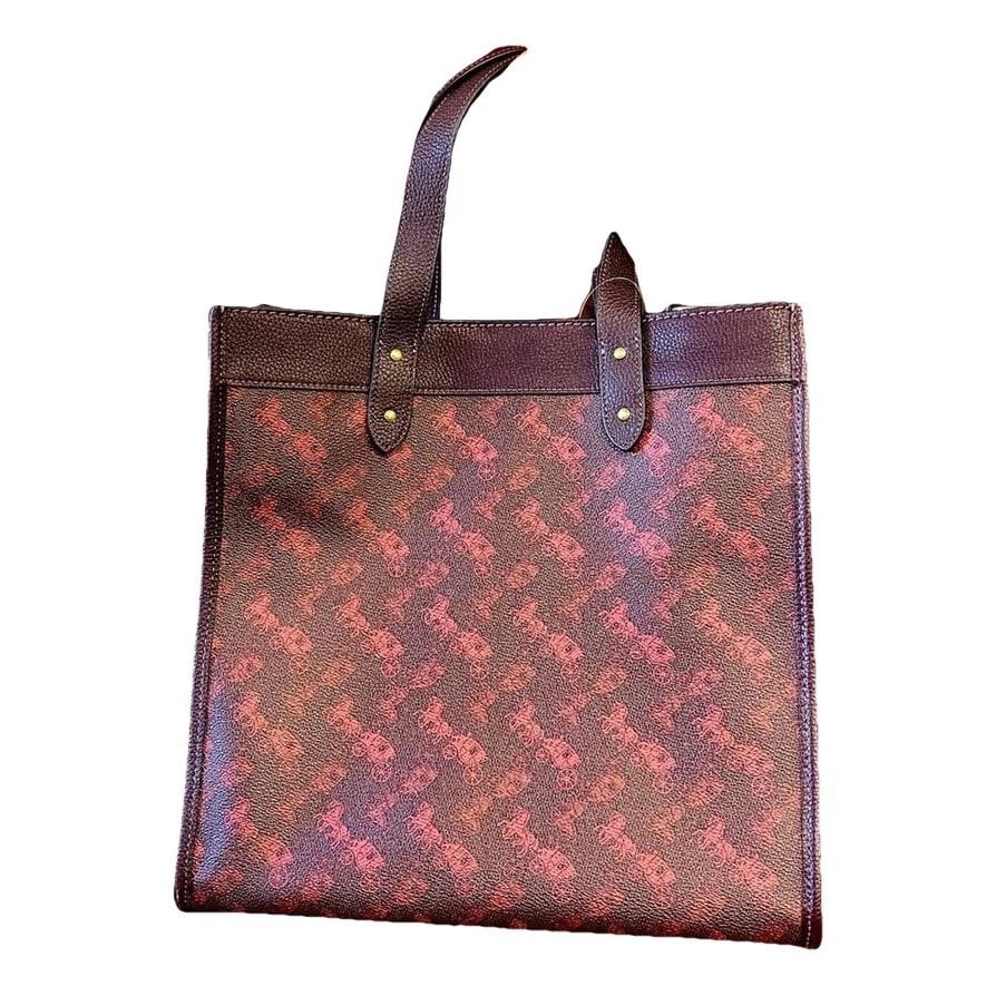 Leather tote