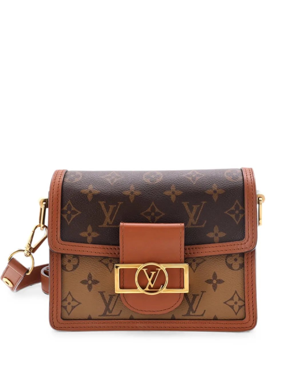 Dauphine Shoulder Bag Reverse Monogram Canvas Mini crossbody bag