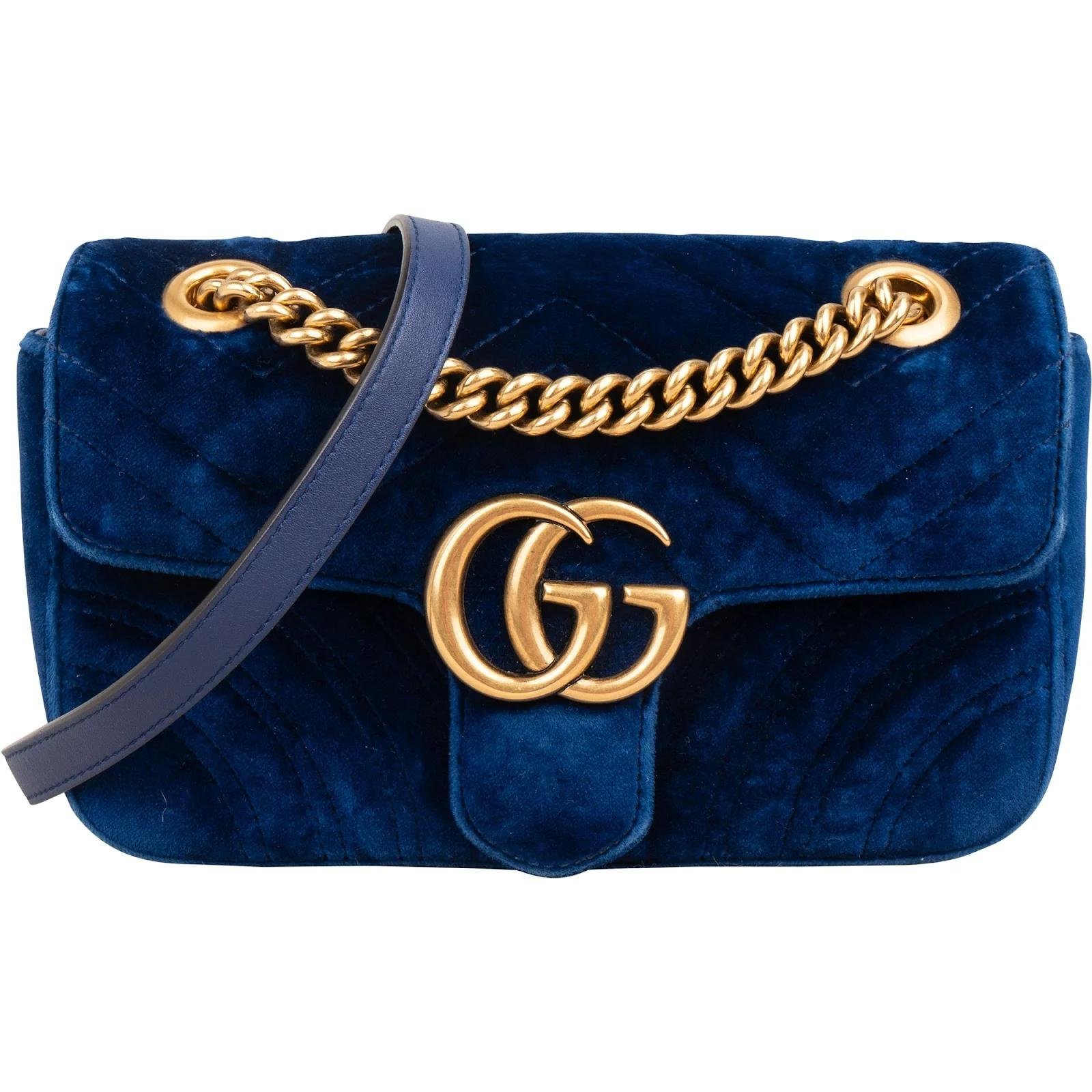 GG Marmont velvet crossbody bag