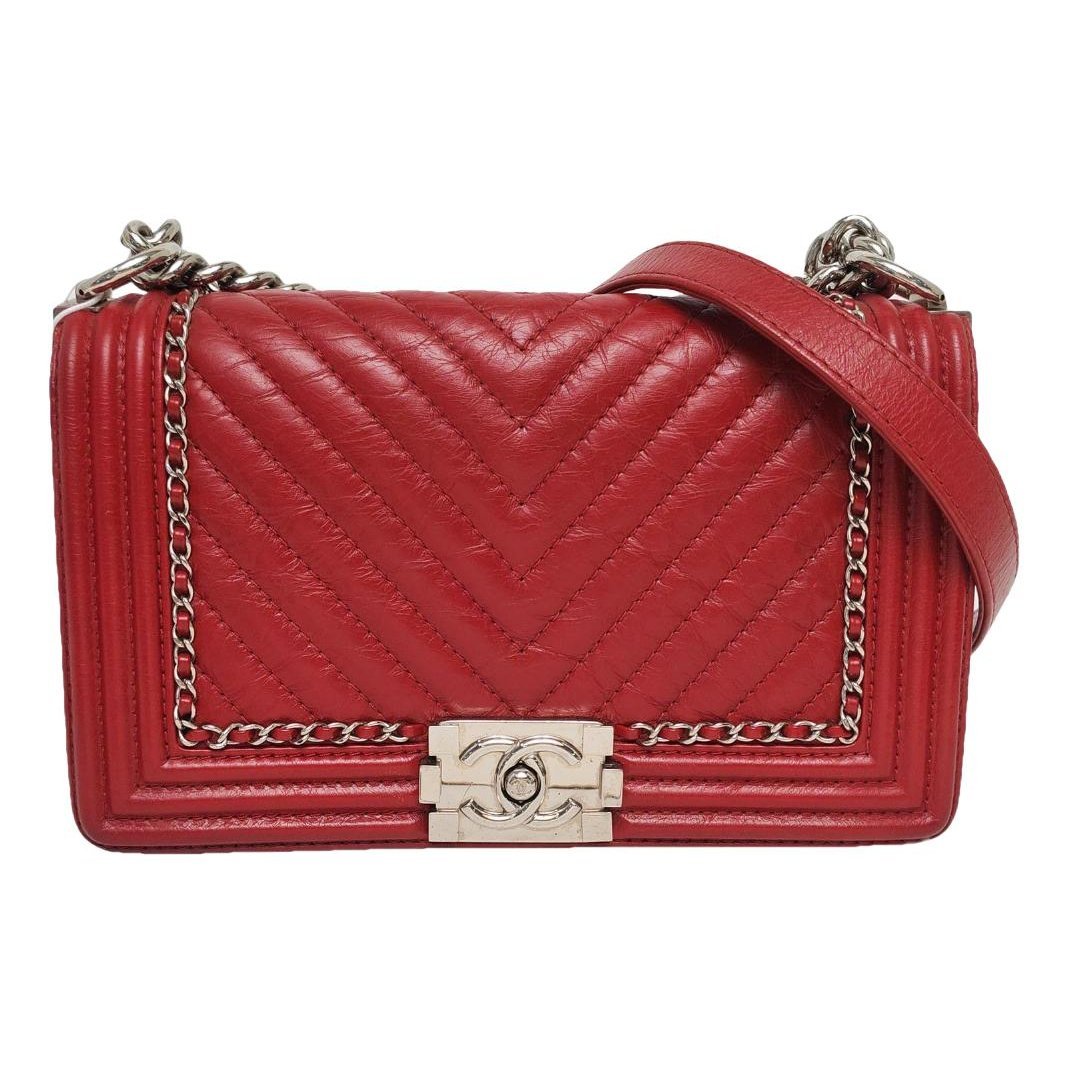 Chanel Boy leather crossbody bag