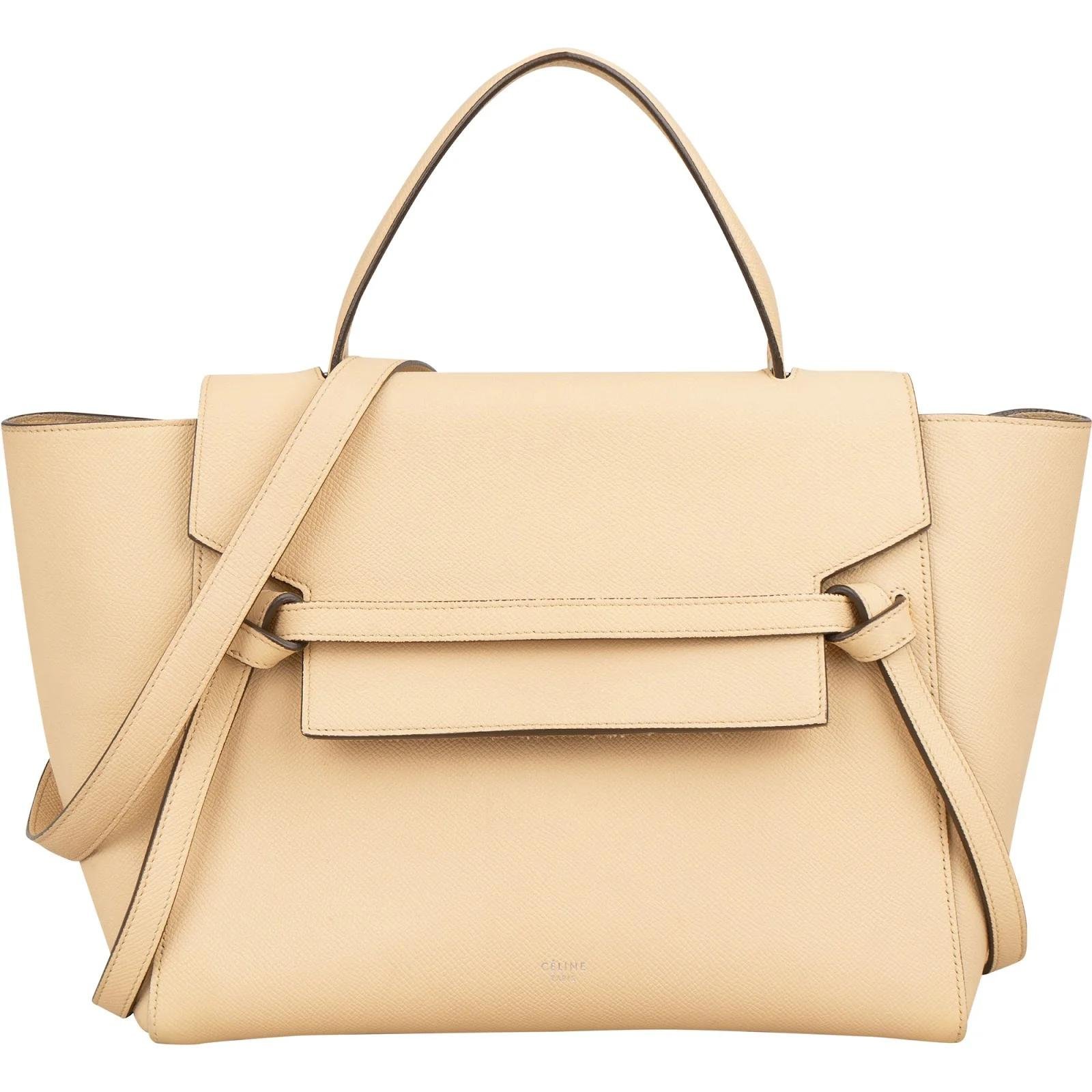 Belt leather handbag
