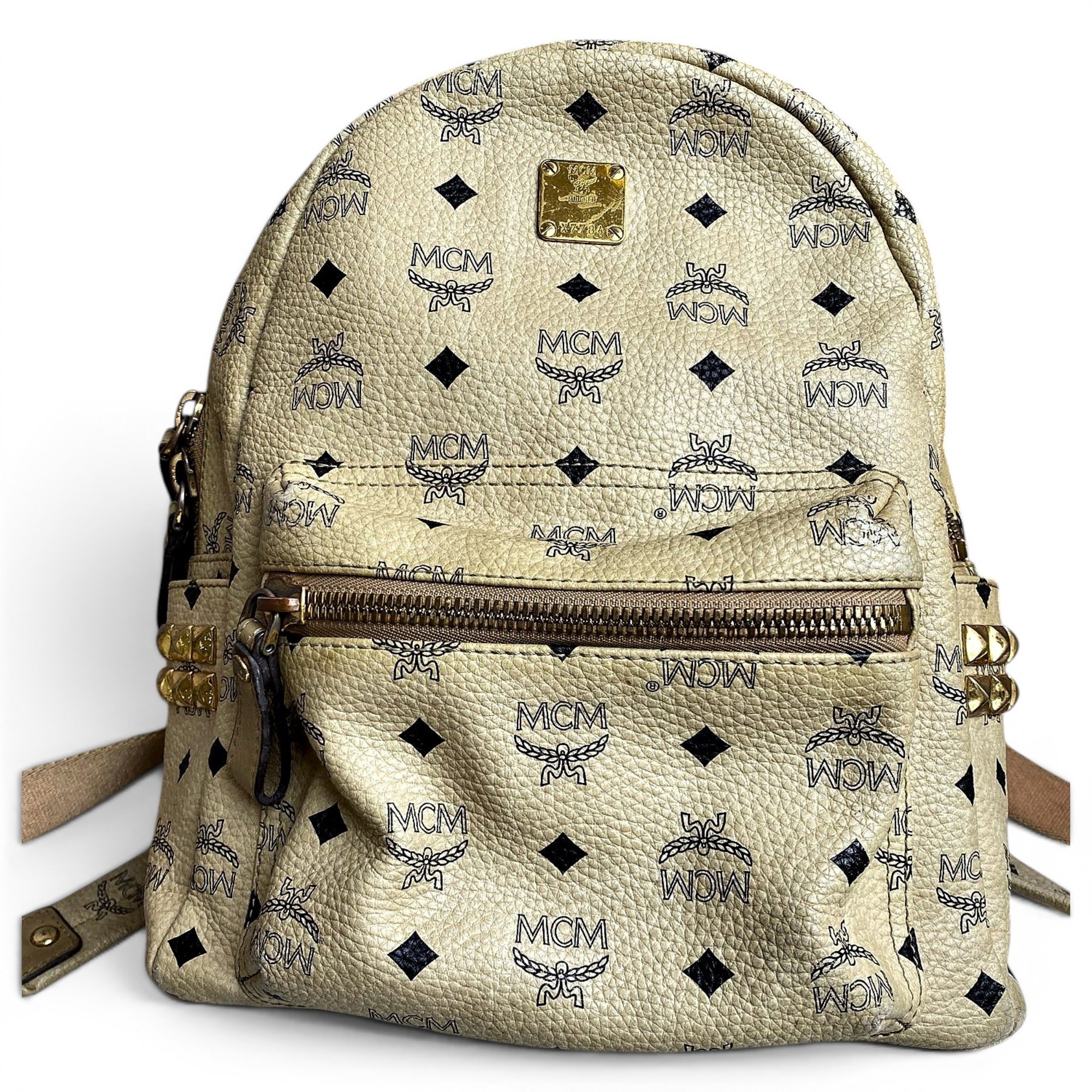 Stark leather backpack