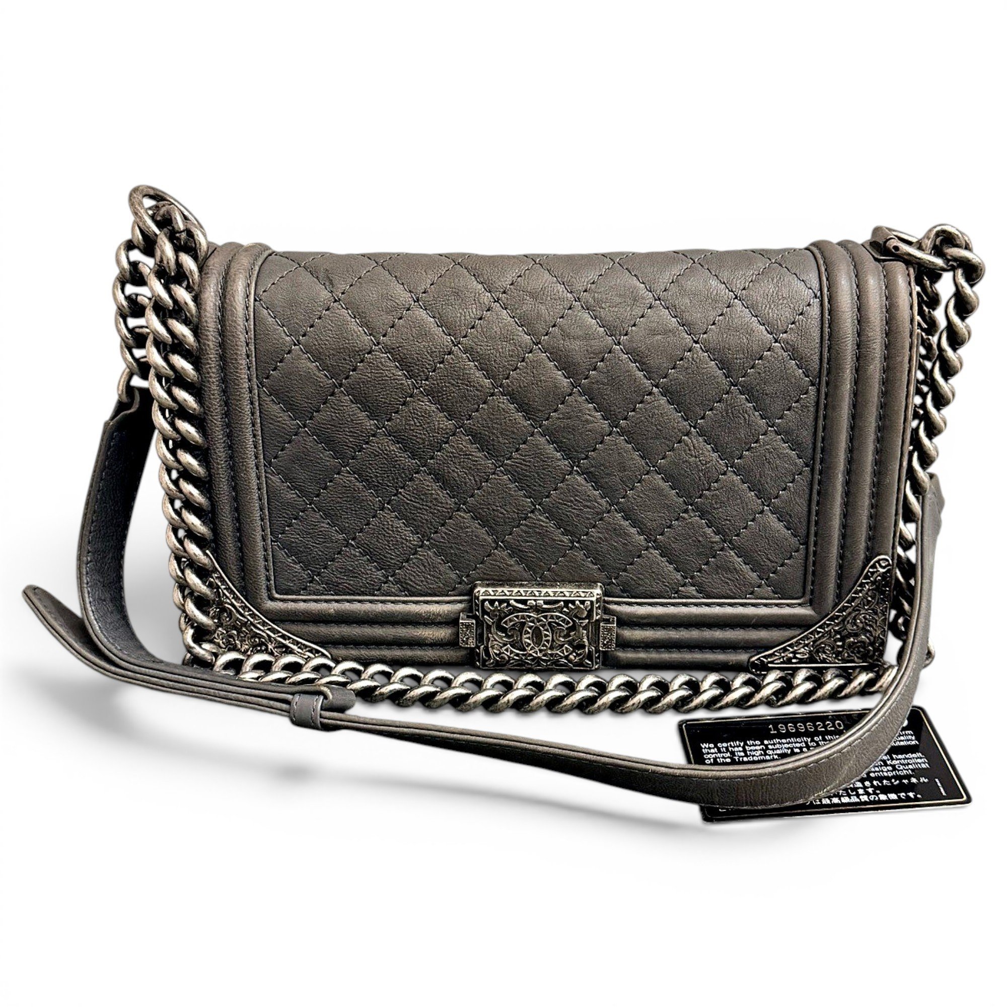 Boy leather handbag