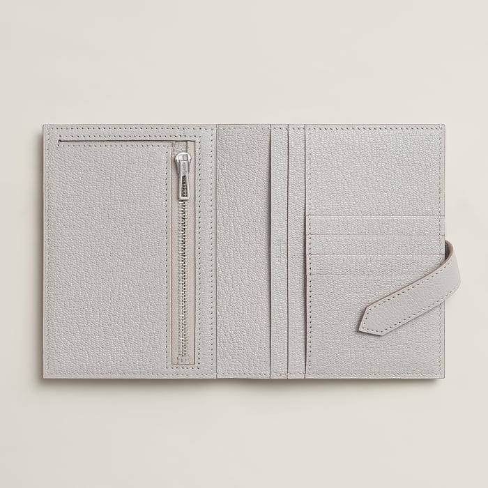 Gris Perle Bearn Compact Wallet