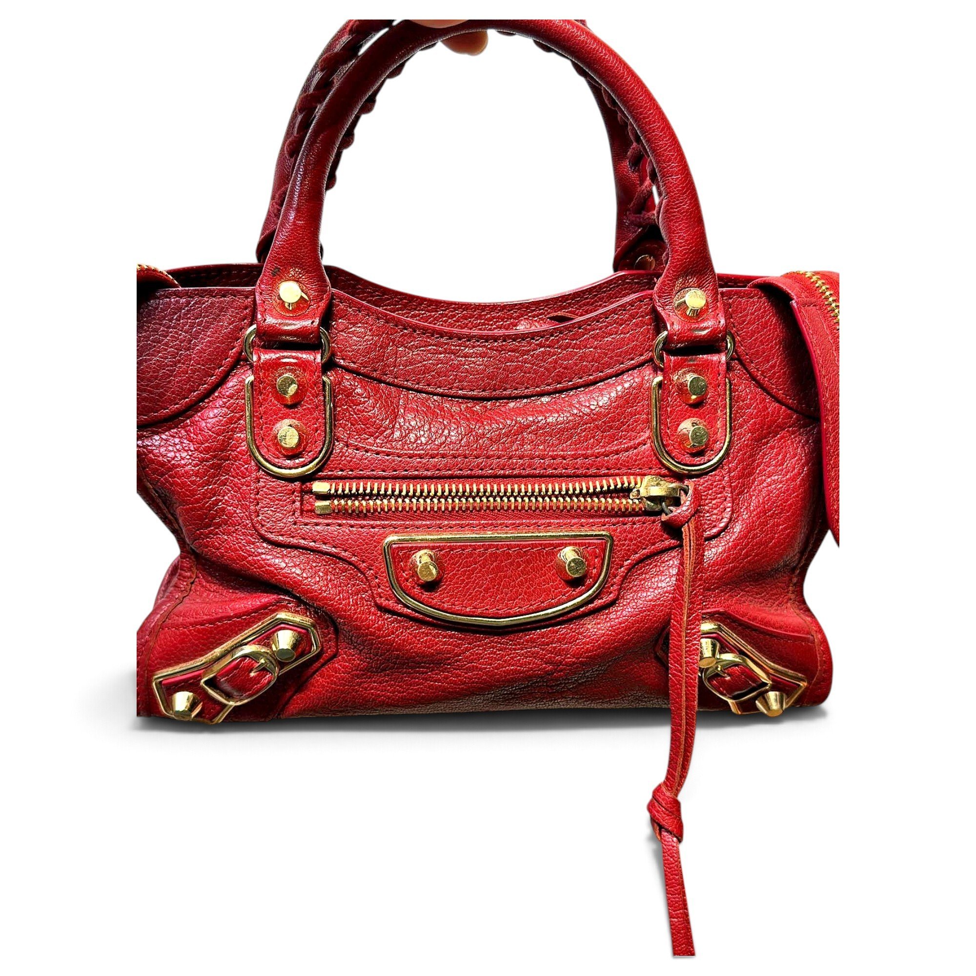 Leather backpack