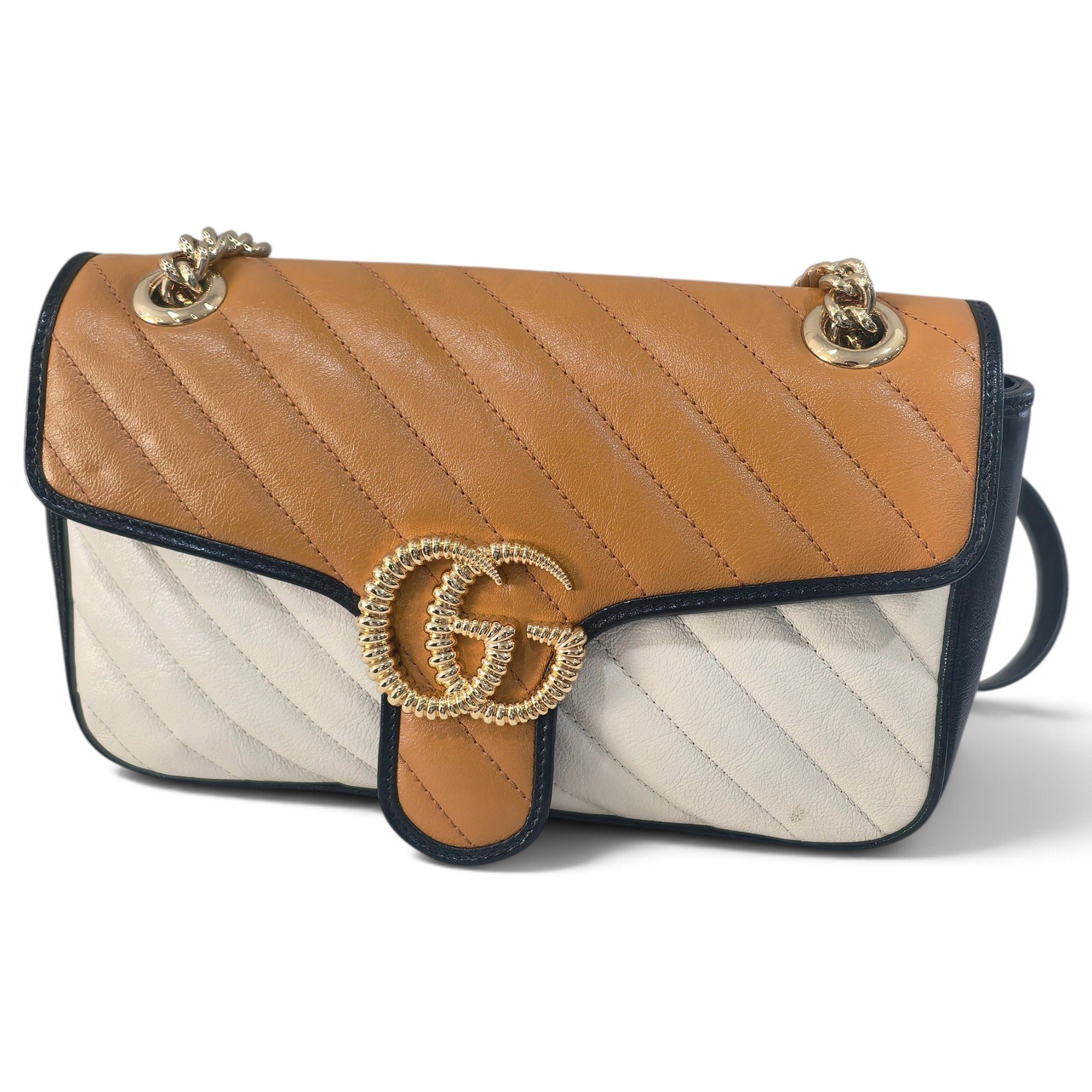 GG Marmont Flap leather crossbody bag