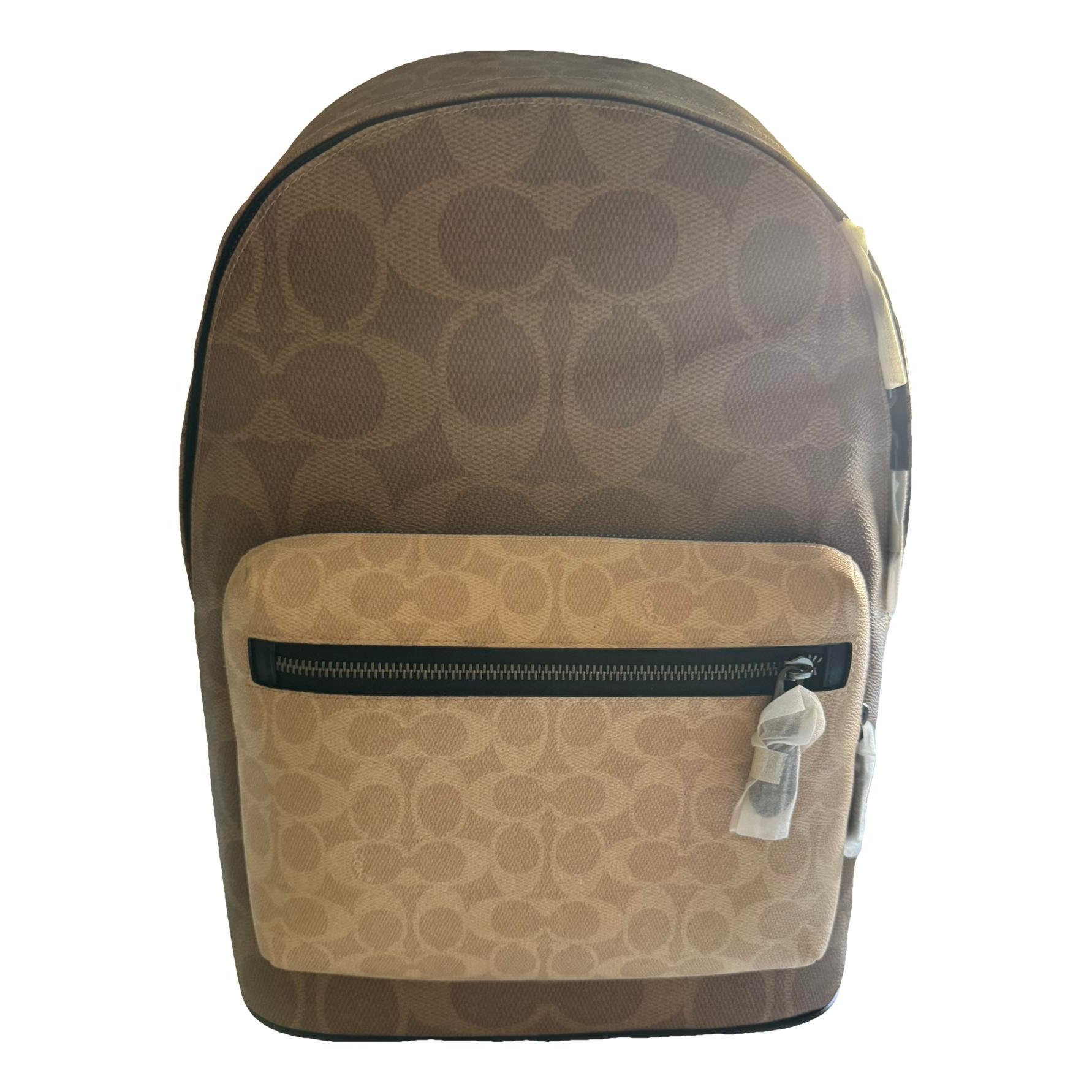 Campus leather backpack