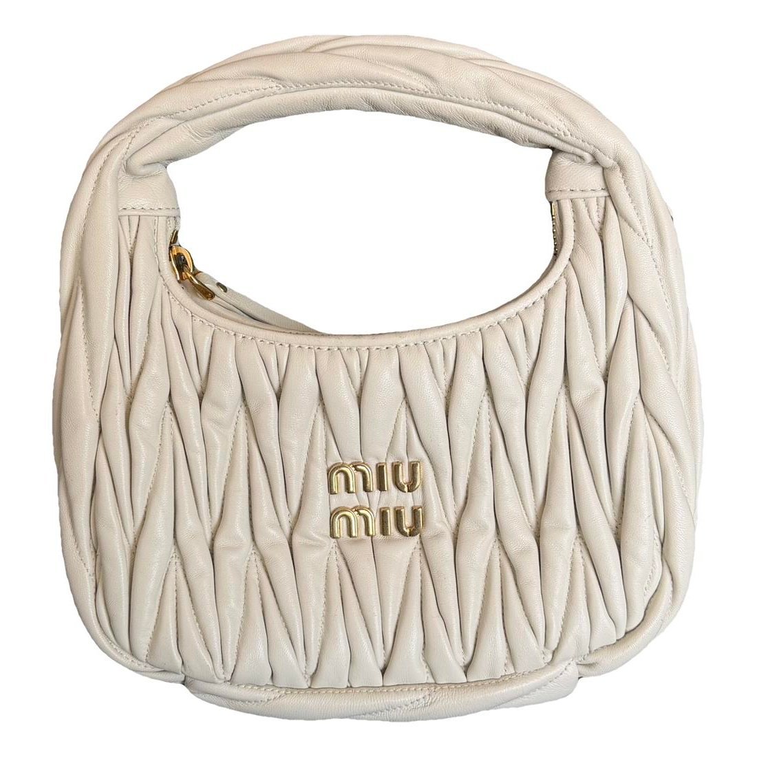 Miu Wander leather bag