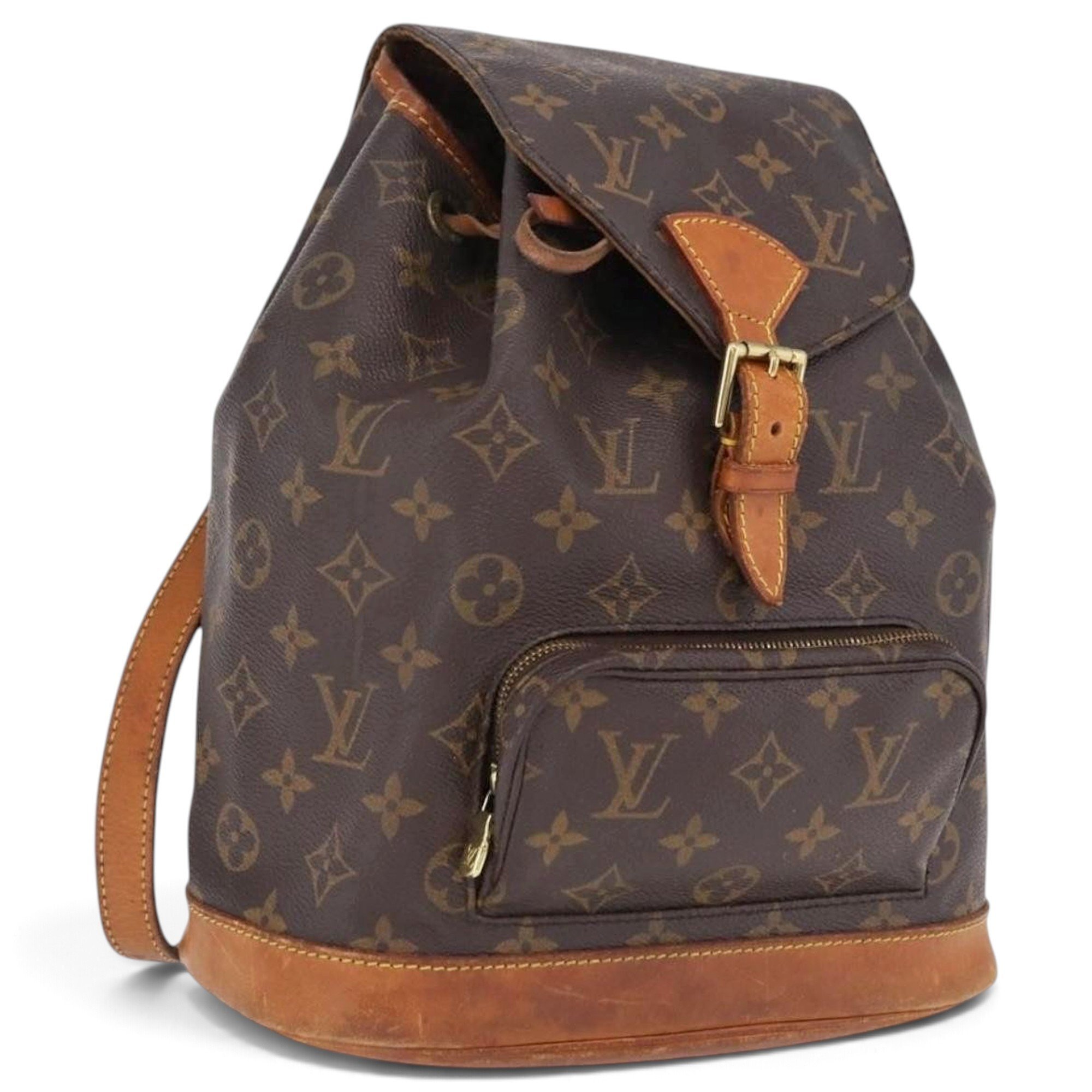 Montsouris leather backpack