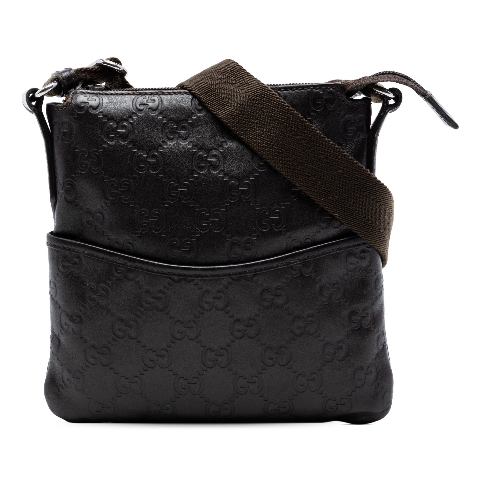 Leather crossbody bag