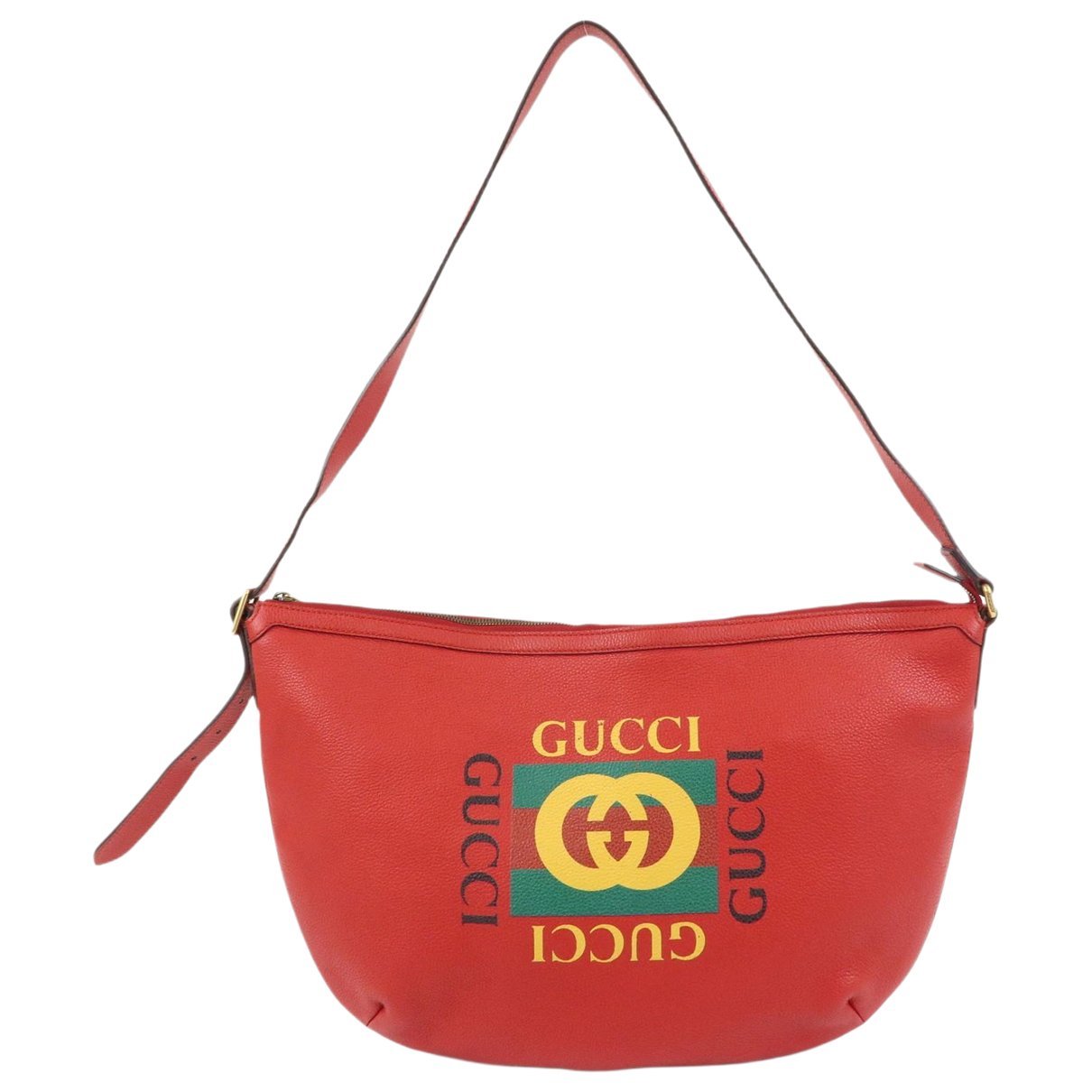 Hobo leather handbag