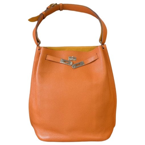 So Kelly leather handbag