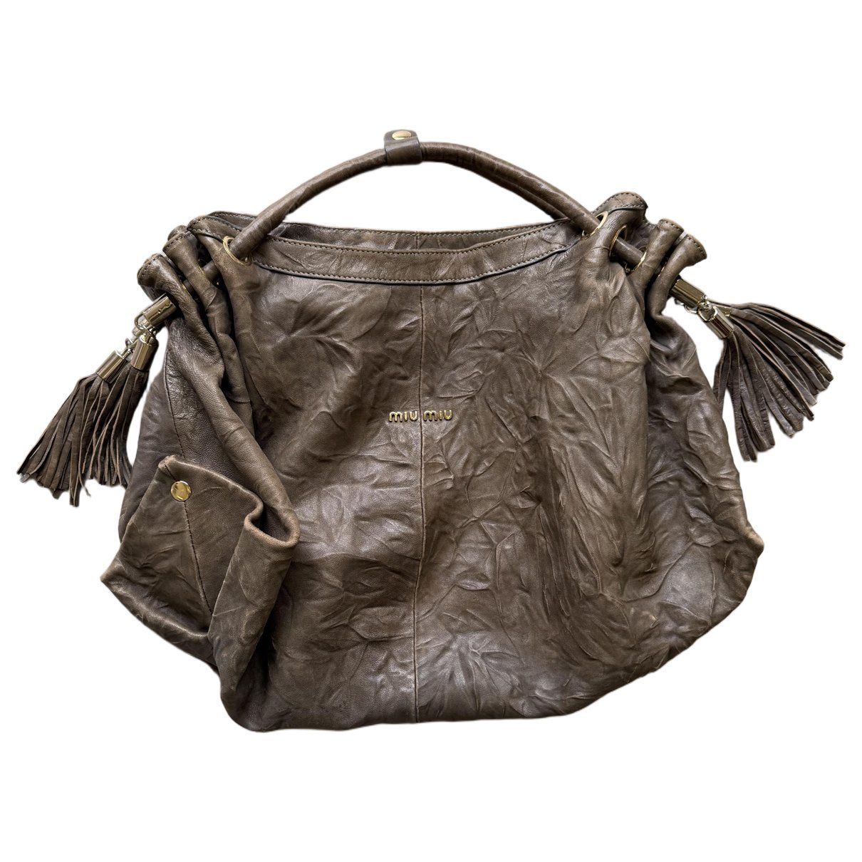 Leather handbag