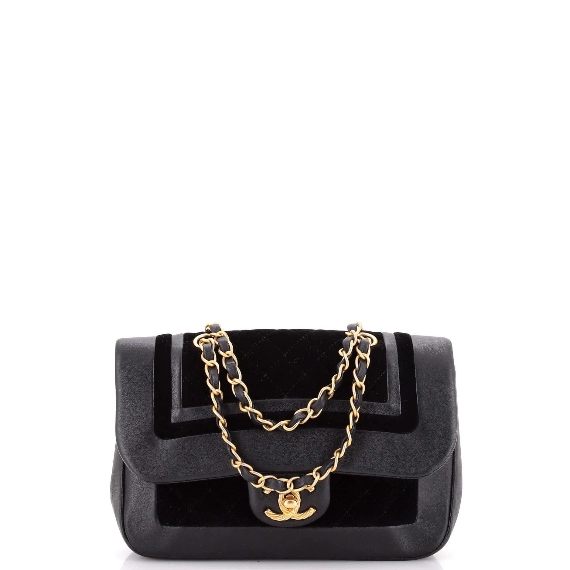 Velvet handbag