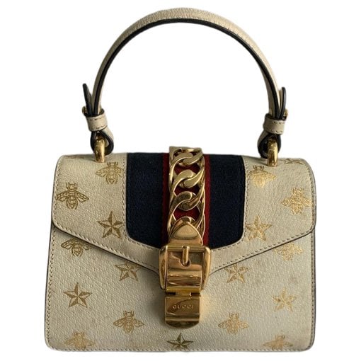 Sylvie Top Handle leather handbag