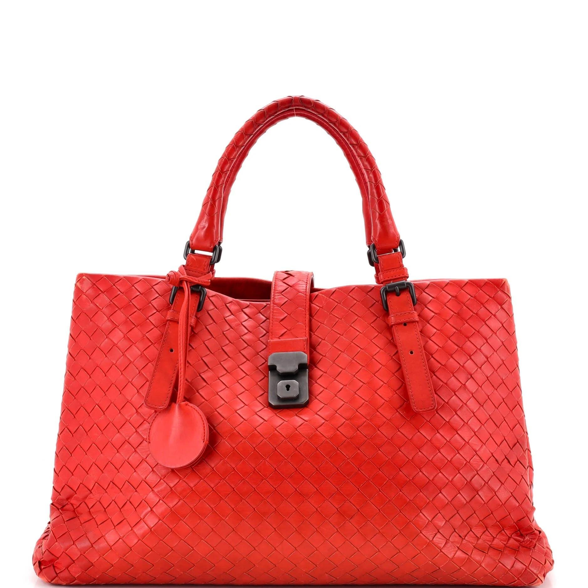 Roma leather tote