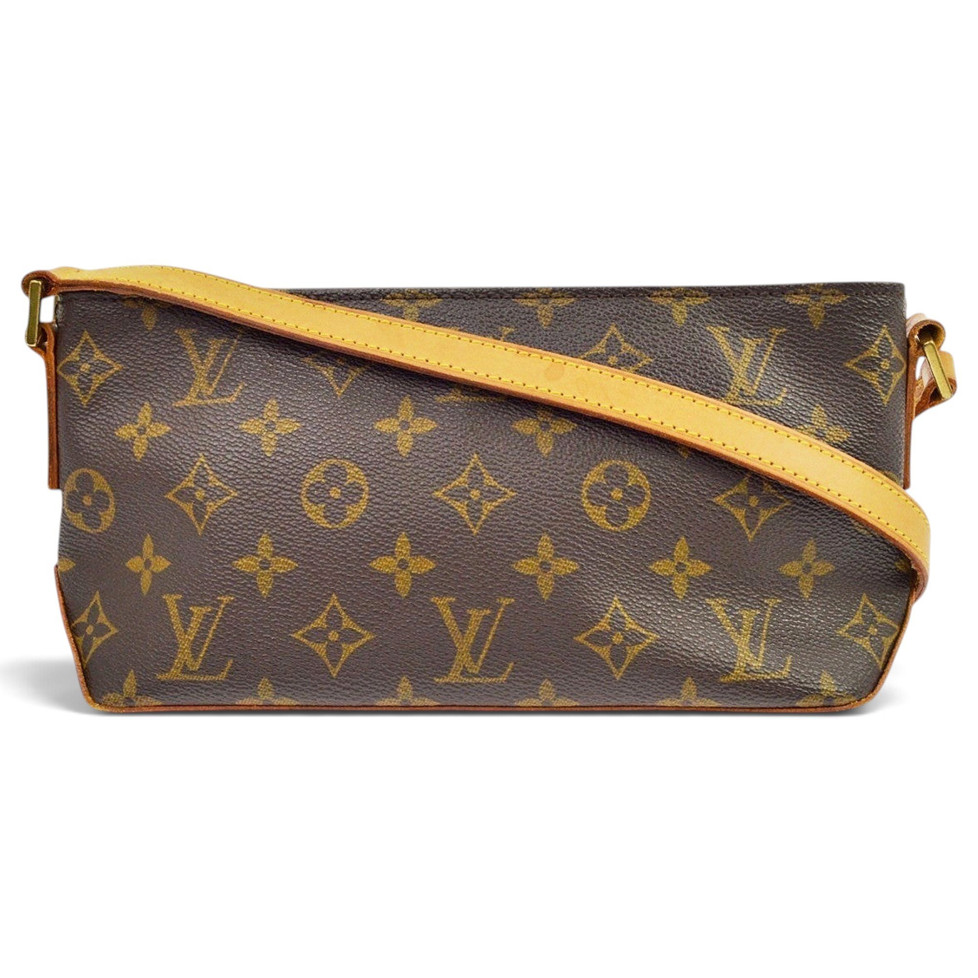 Trotteur leather handbag
