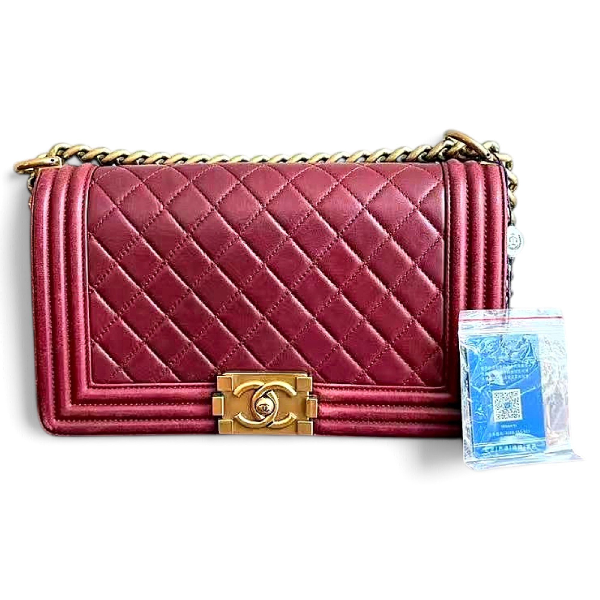 Boy leather crossbody bag