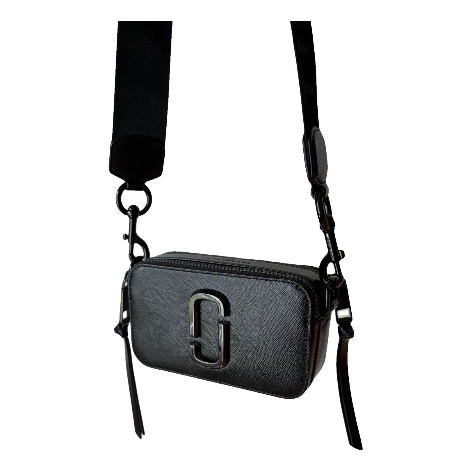 Snapshot leather crossbody bag