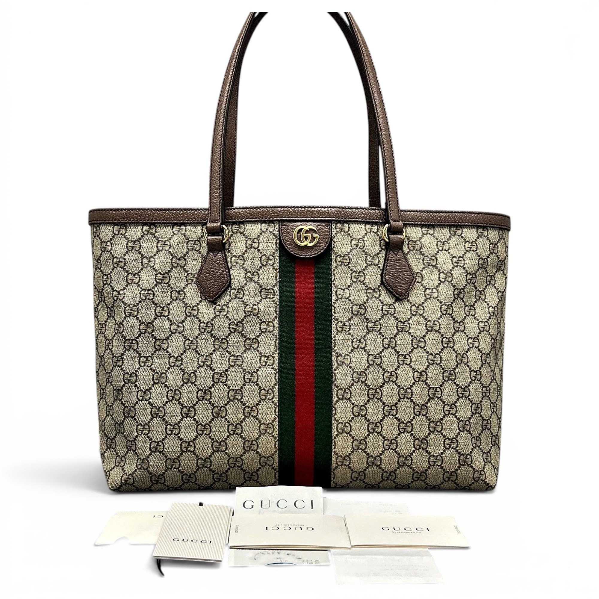 Ophidia Shopping leather handbag