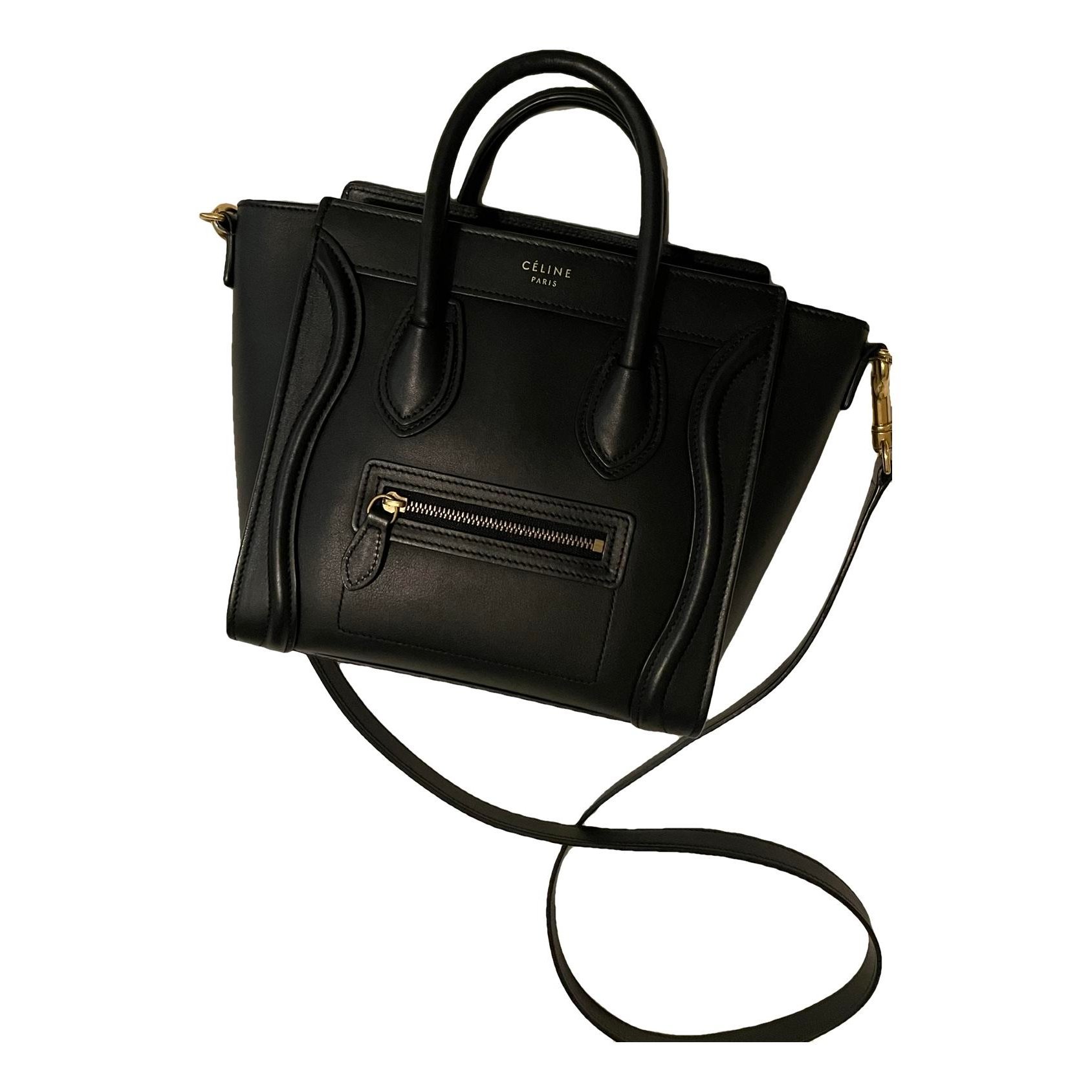 Nano Luggage leather handbag