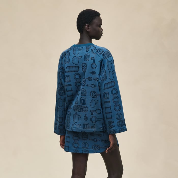 Bleu Canard "Cahier Du Colporteur" Sweatshirt