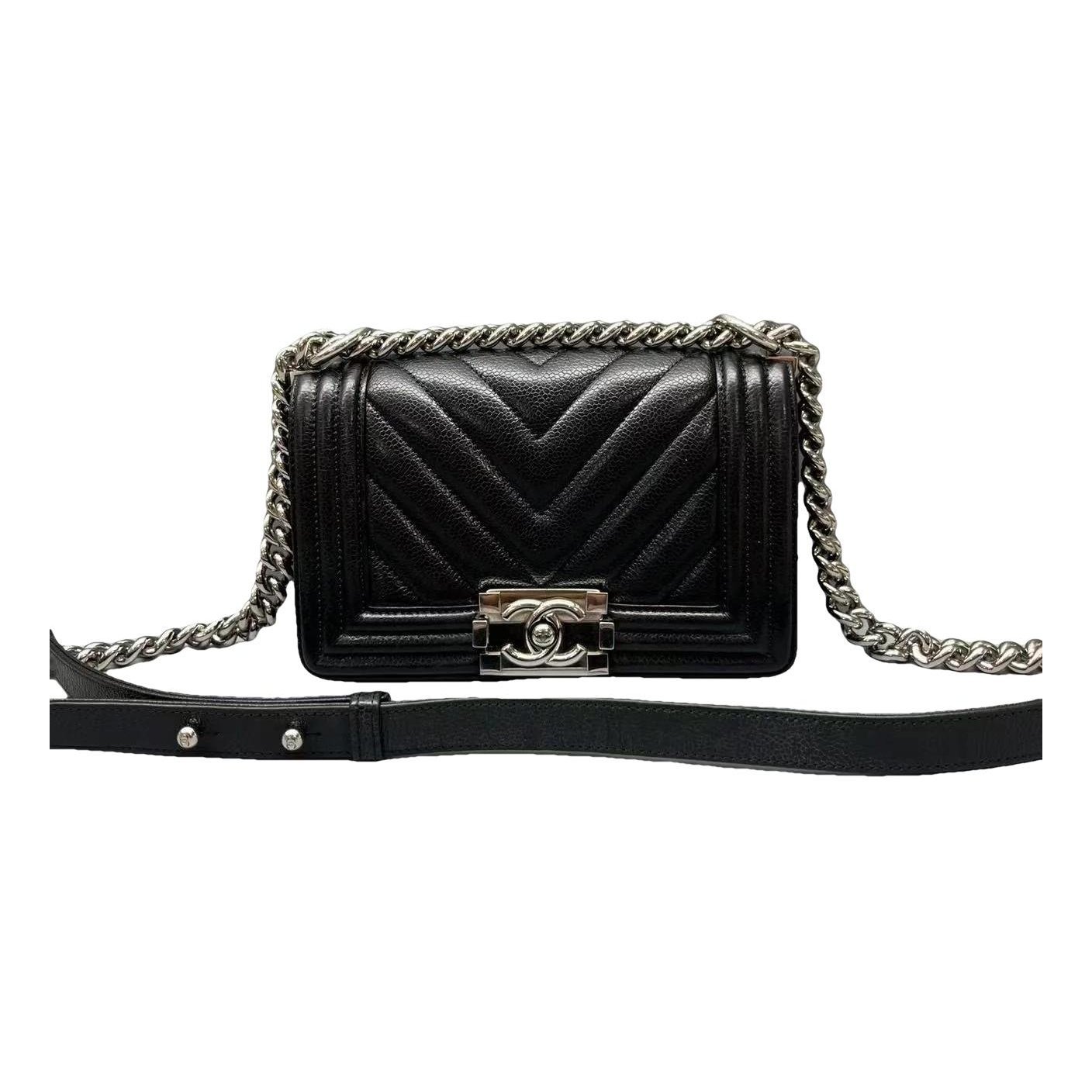 Boy leather crossbody bag