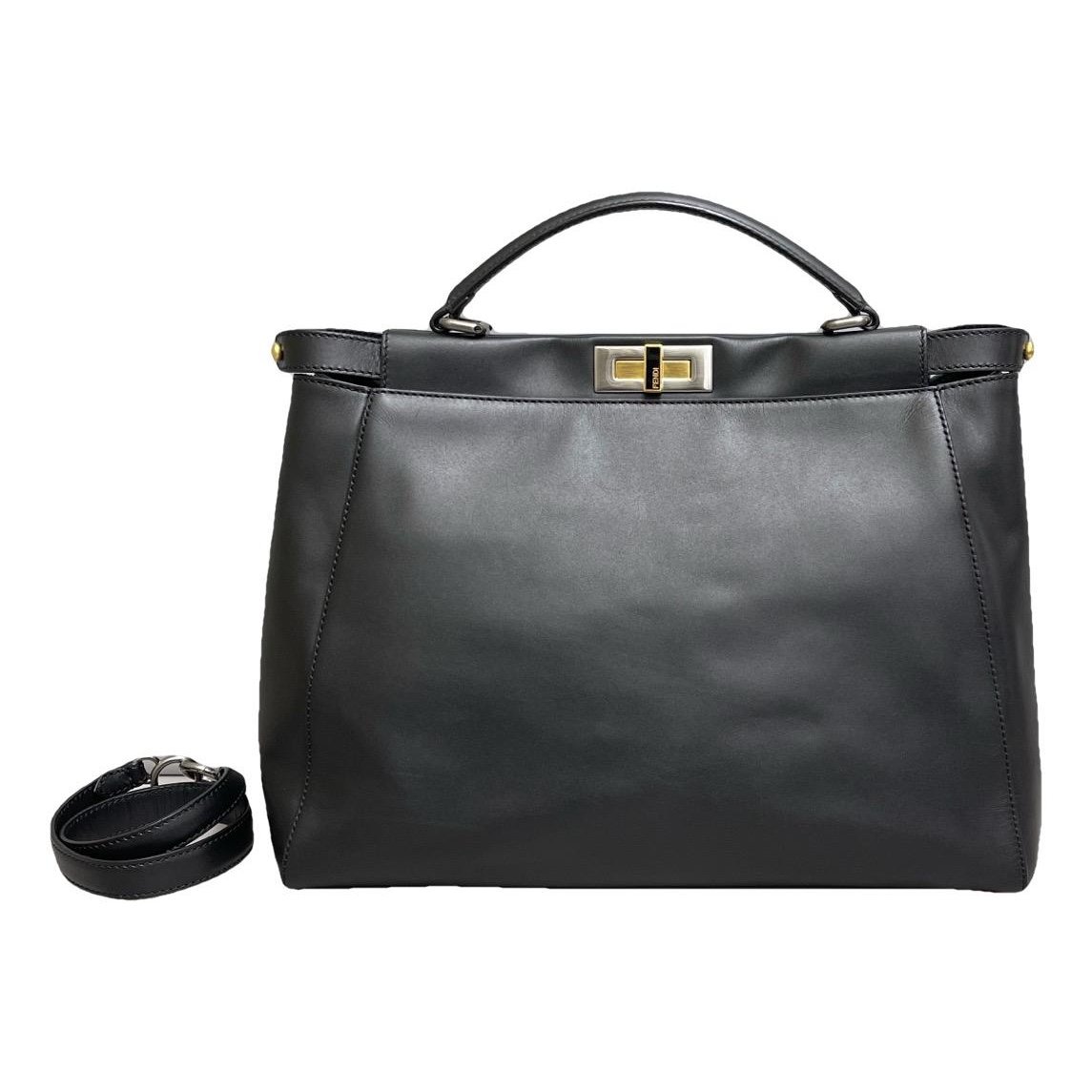 Peekaboo leather handbag